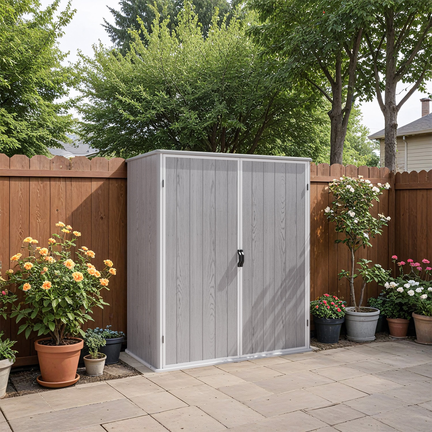 Patiowell WES-0590-L4 Vinyl-Resin-Storage-Buildings - View #3