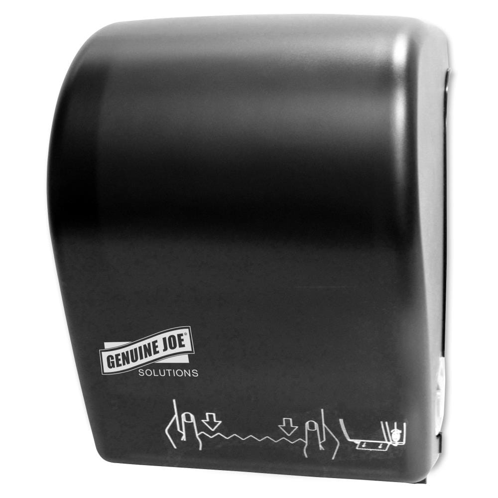 Lavex Translucent Black Auto-Cut Hands Free Paper Towel Dispenser