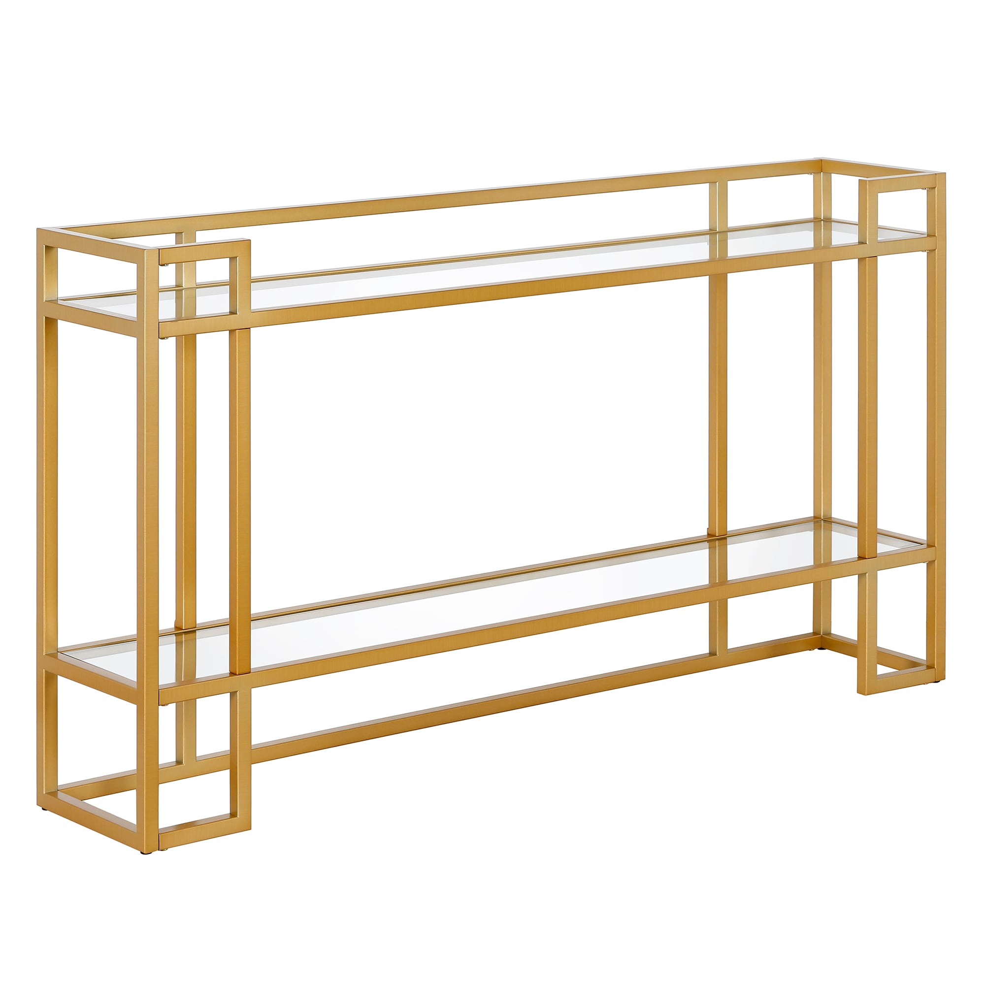 Hailey Home AT1040 Glam Brass Console table