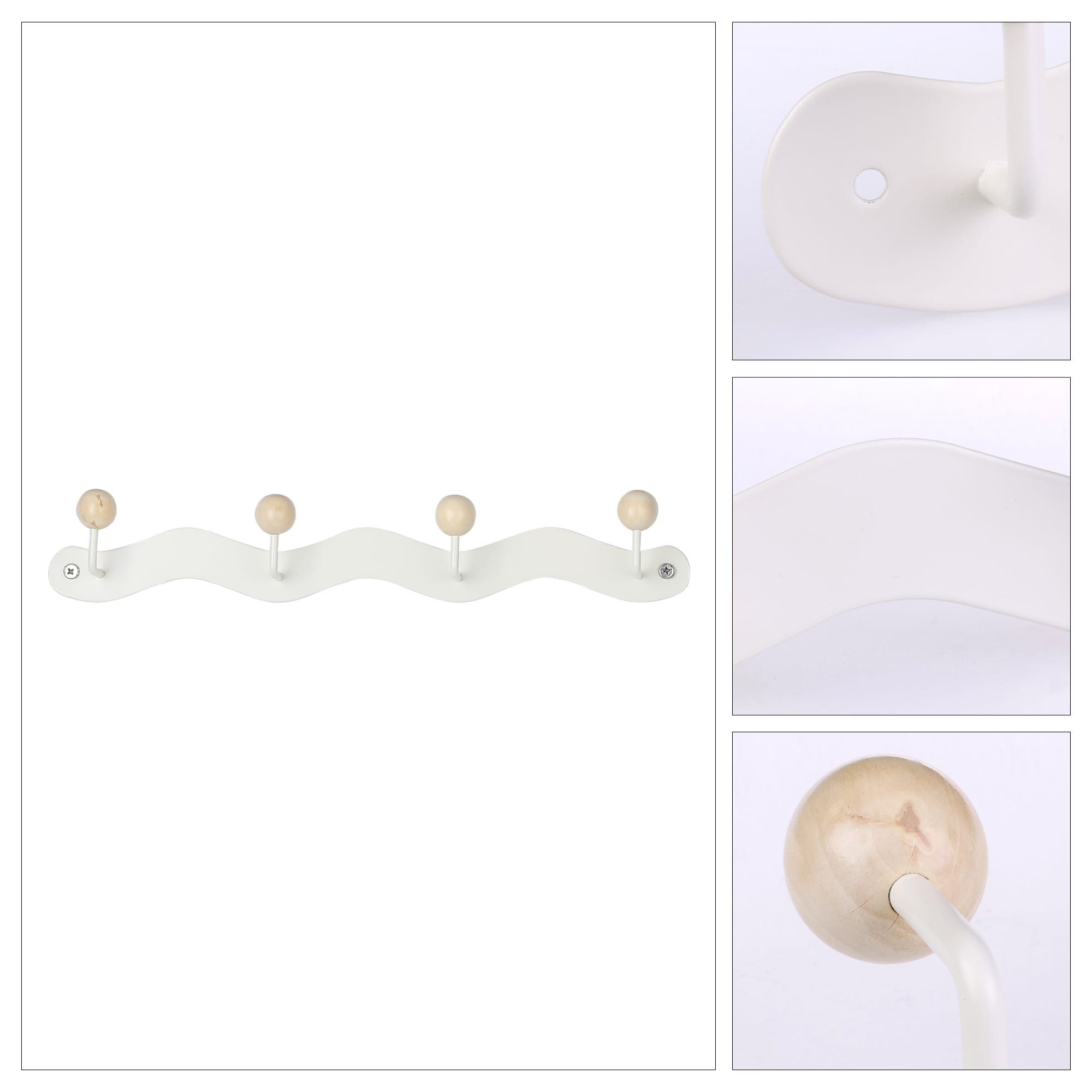 Unique Bargains S25122601UX0773 Decorative-Wall-Hooks - View #3