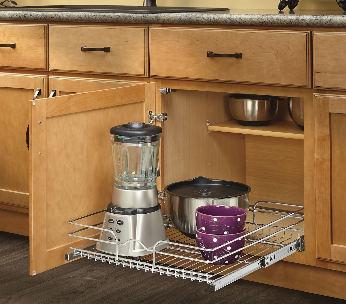 Cabinet Organizers Department At, Retrofit Pull Out Shelves For Kitchen Cabinets
