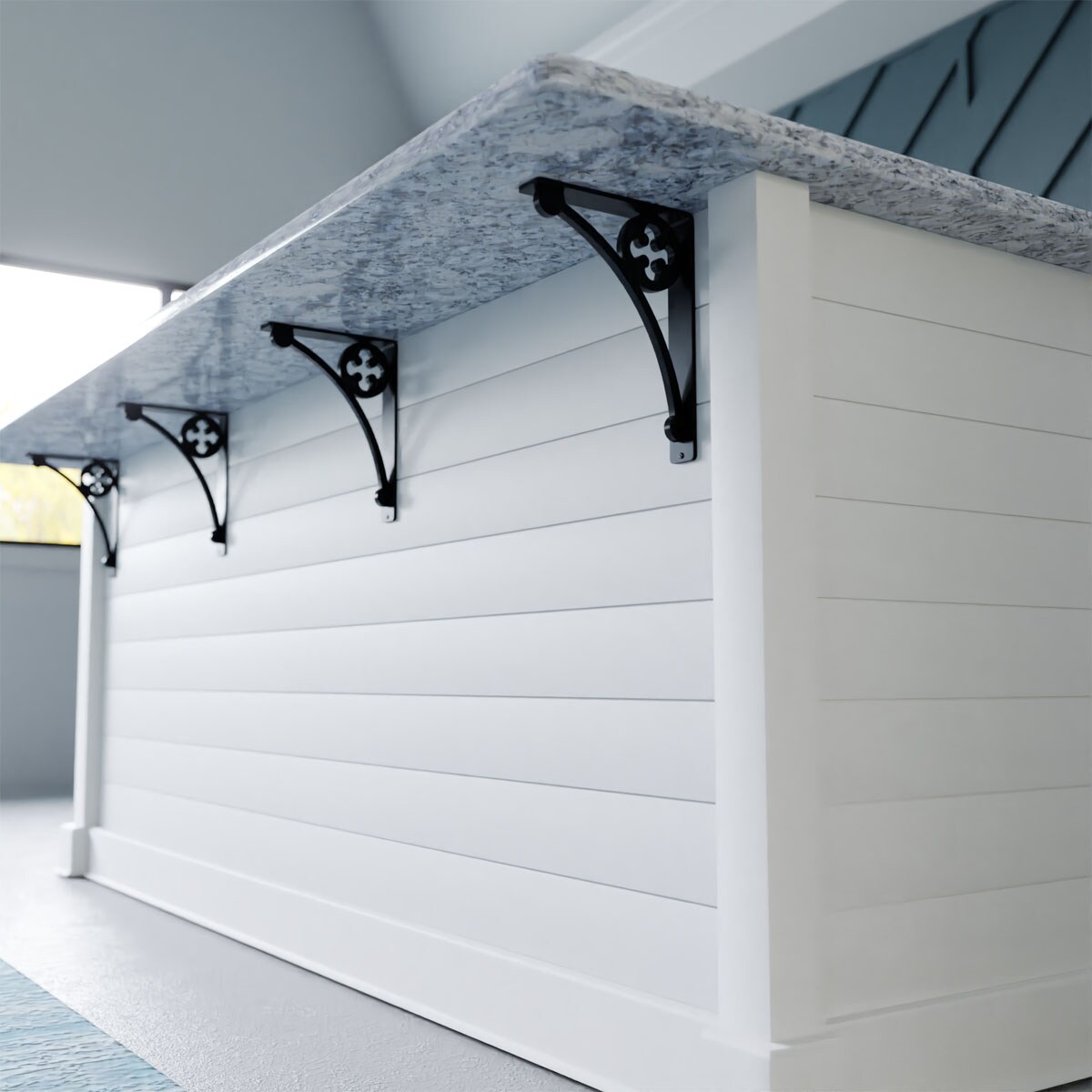 Ekena Millwork BKTM01X05X08SCRABS Mending-Plates-Brackets-Braces - View #7