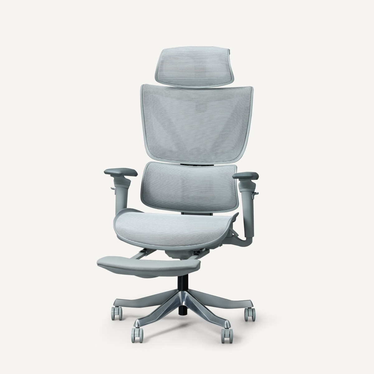 FlexiSpot C7PROG-MESH-FT C7PRO 29.13-in W Modern Gray Swivel Accent Armchair