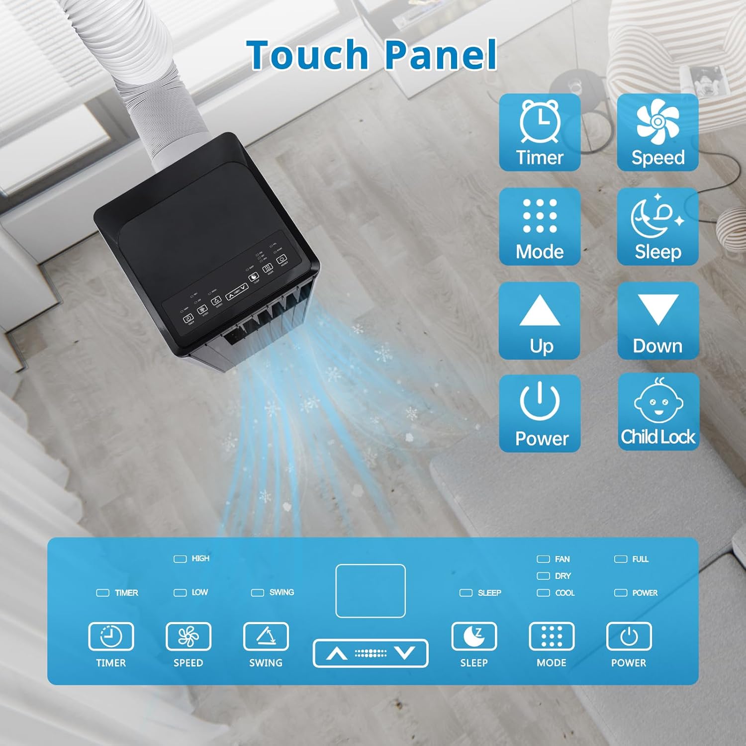 Qeetex LXLS2-PHO-107L5KA9 Portable-Air-Conditioners - View #5