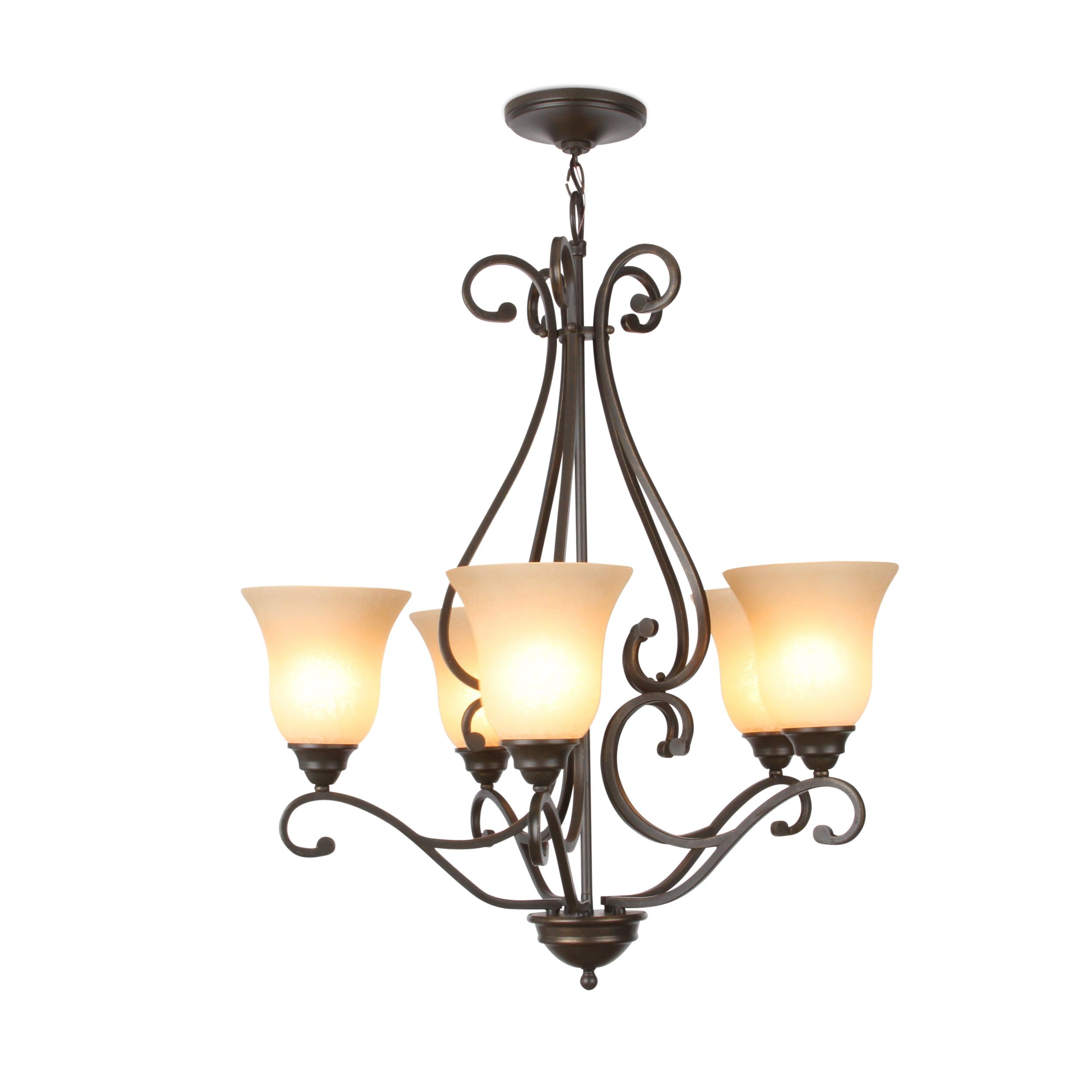 portfolio linkhorn 5 light chandelier