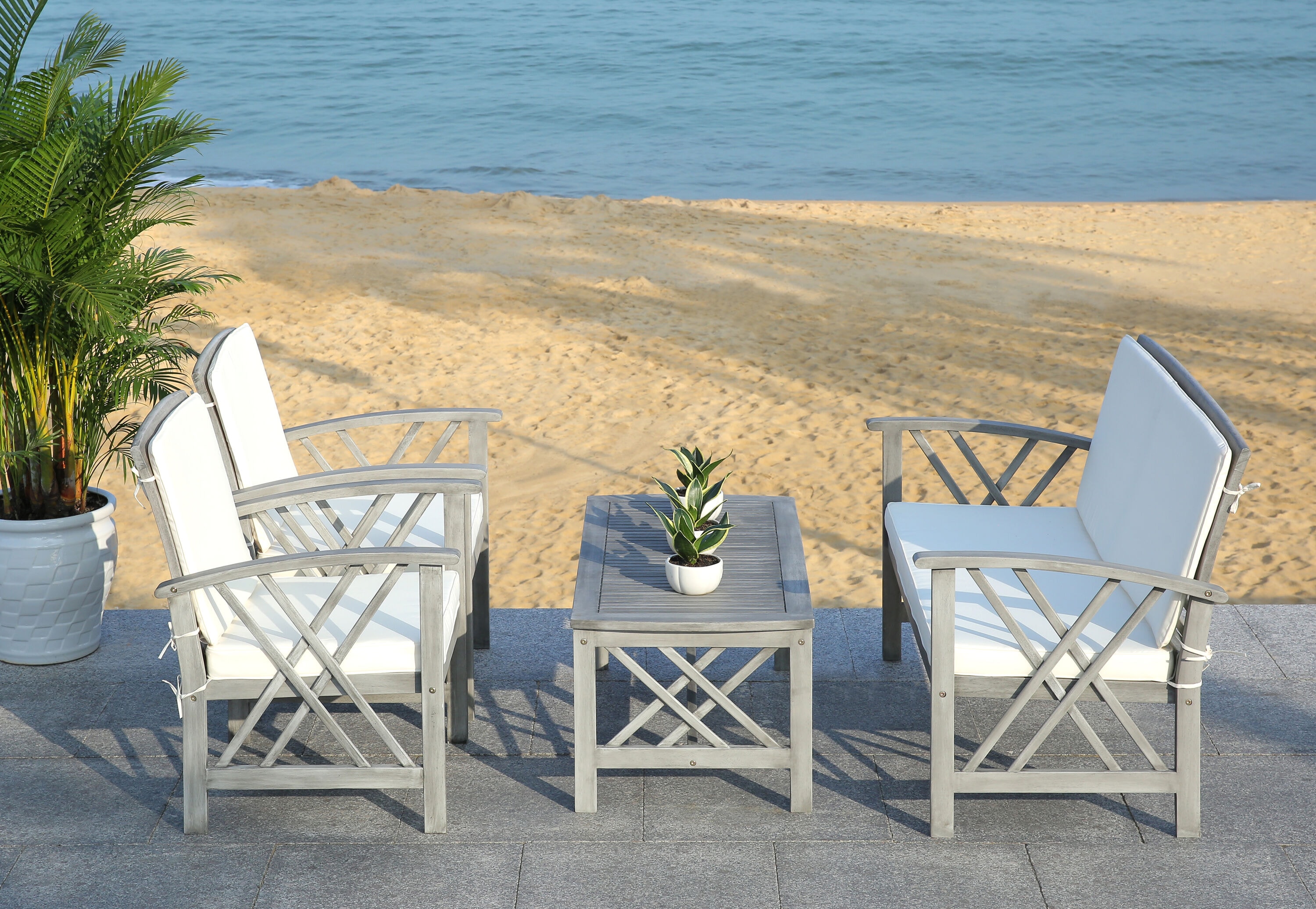 Safavieh PAT7008B Patio-Conversation-Sets - View #12