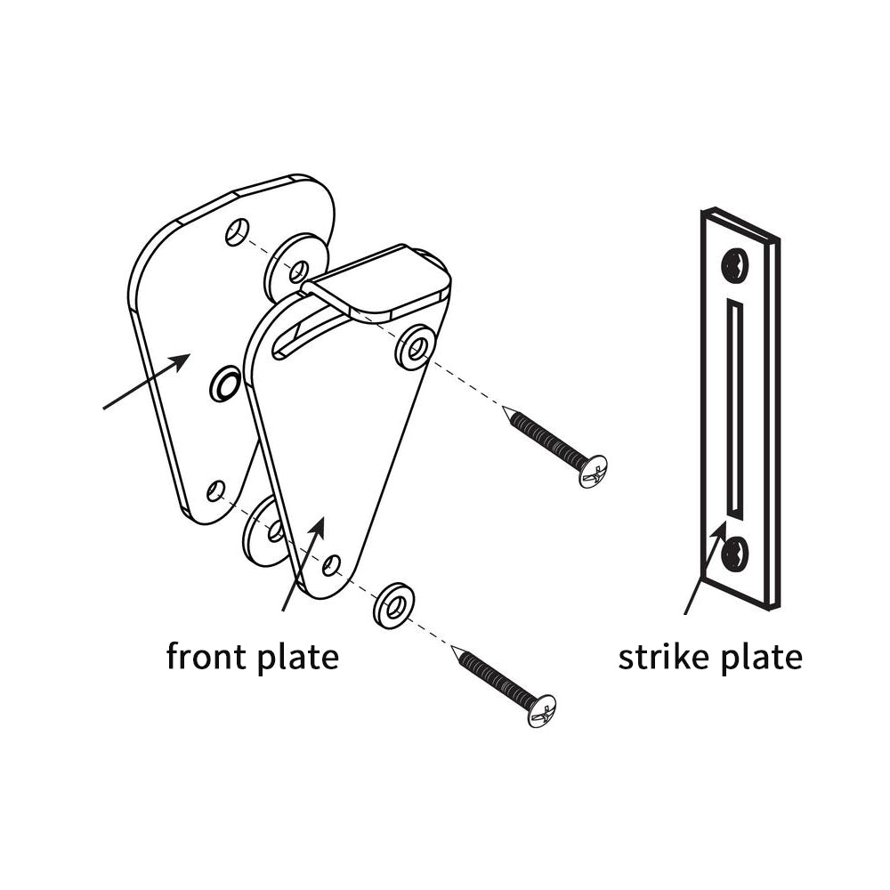 Boyel Living X002AB5KX5-LTC Barn-Door-Roller-Kits - View #3