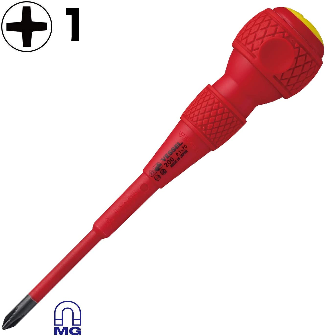 VESSEL 200P175 Screwdrivers-Individual - View #2