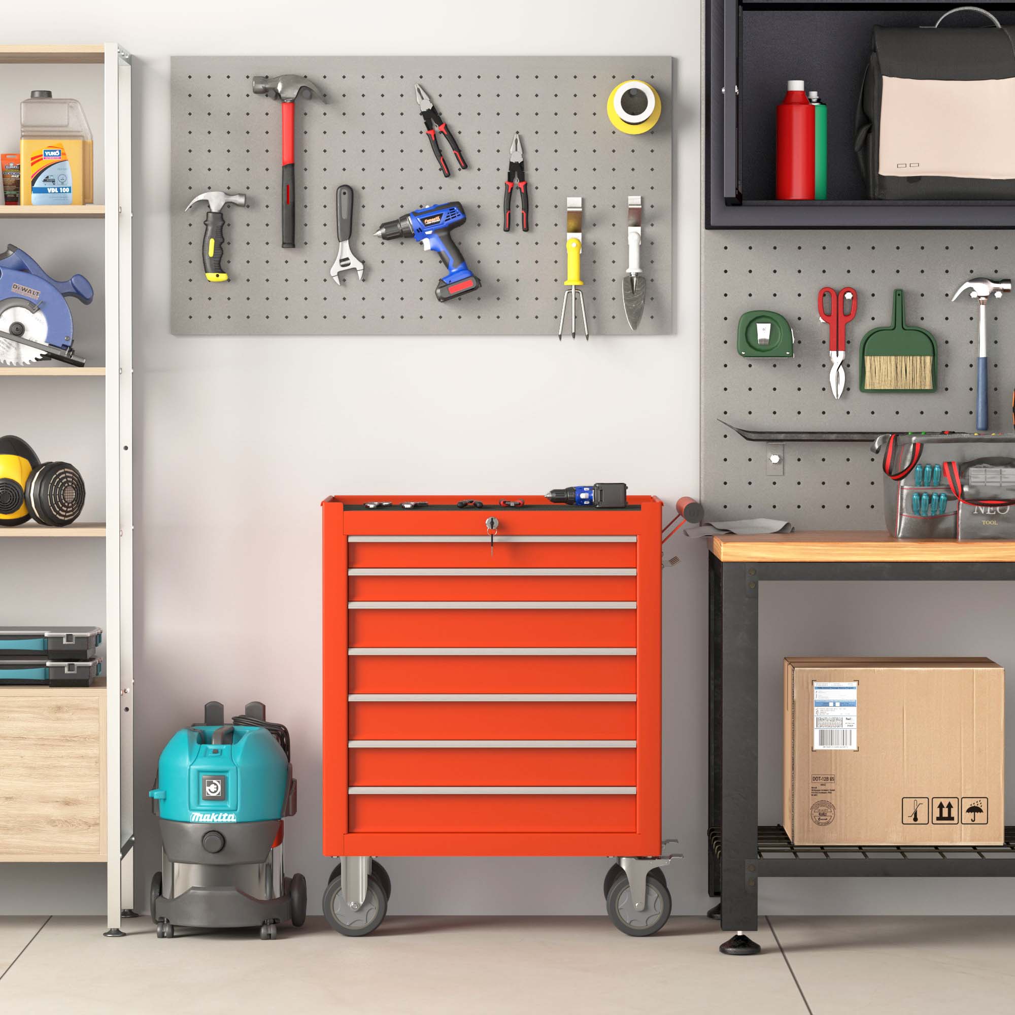 RaDEWAY TH111209-RD Tool-Cabinets - View #7