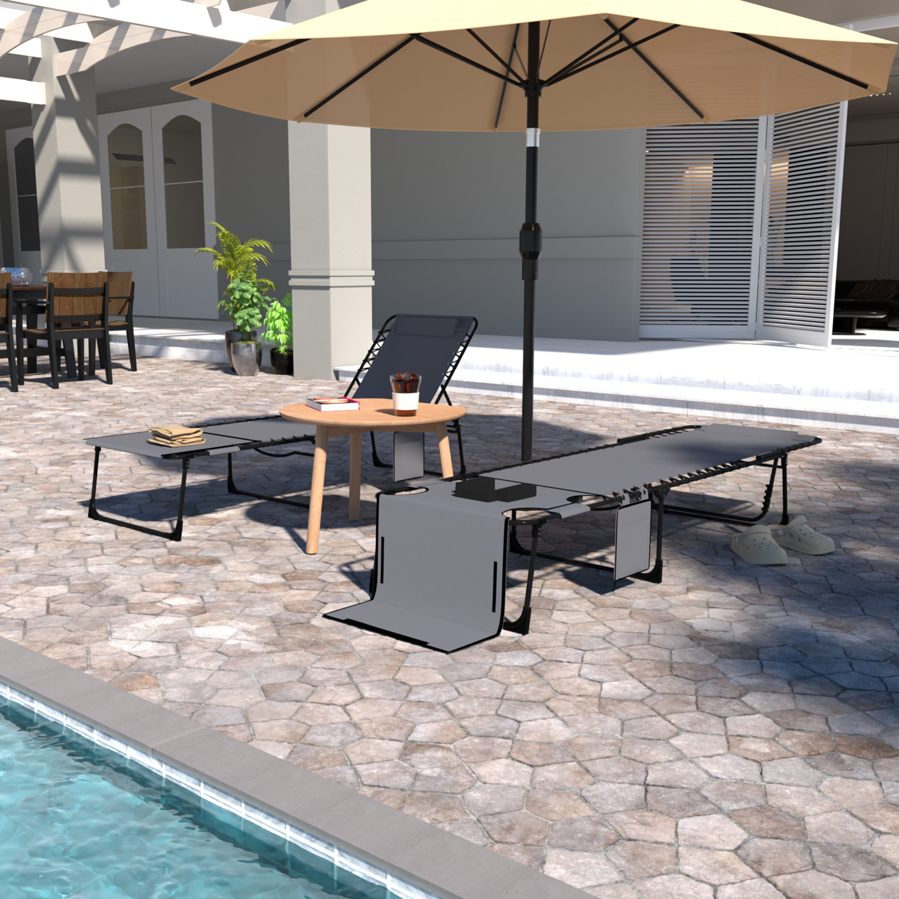 VEIKOUS PG0208-01DGY-19 Patio-Chairs - View #11