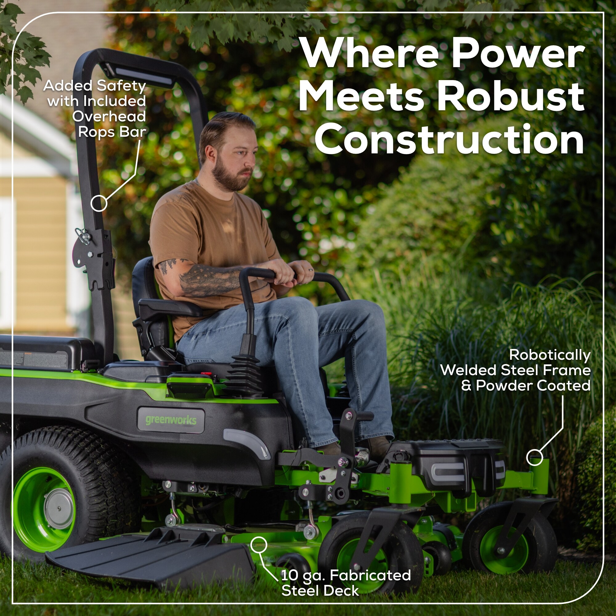Greenworks MZ548 Zero-Turn-Mowers - View #17