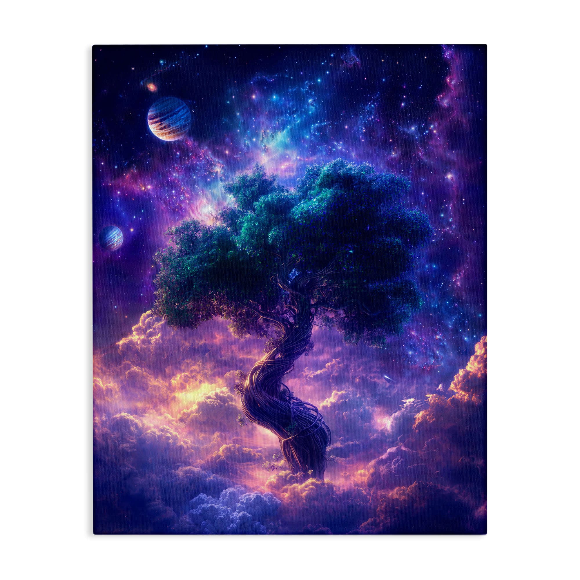 Stupell Industries BT-309-CN-30X40 Tree Of Life Through Clouds Canvas Wall Art By Wumples 30 x 40
