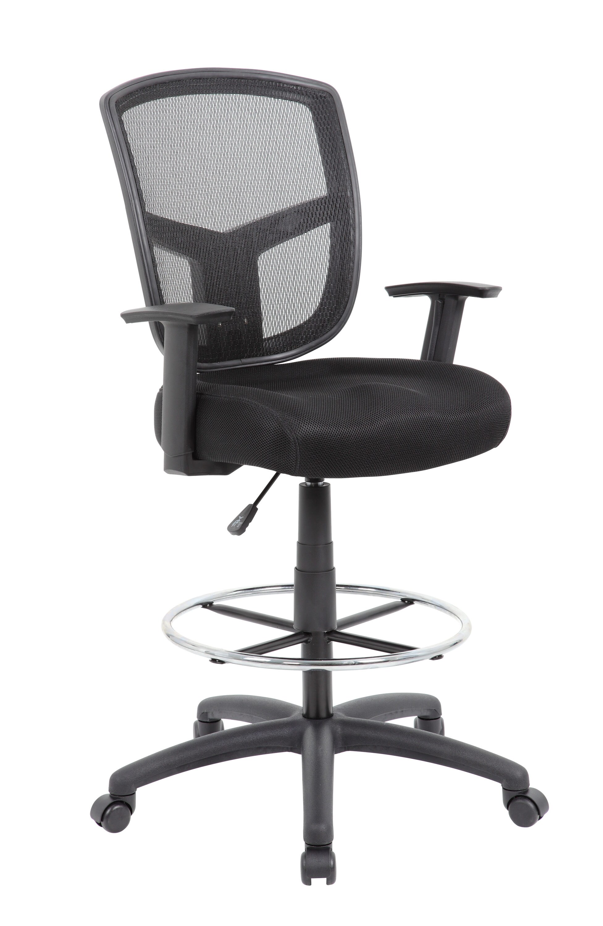 Ergonomic Mesh Drafting Chair - Serena Adjustable, Breathable Mesh