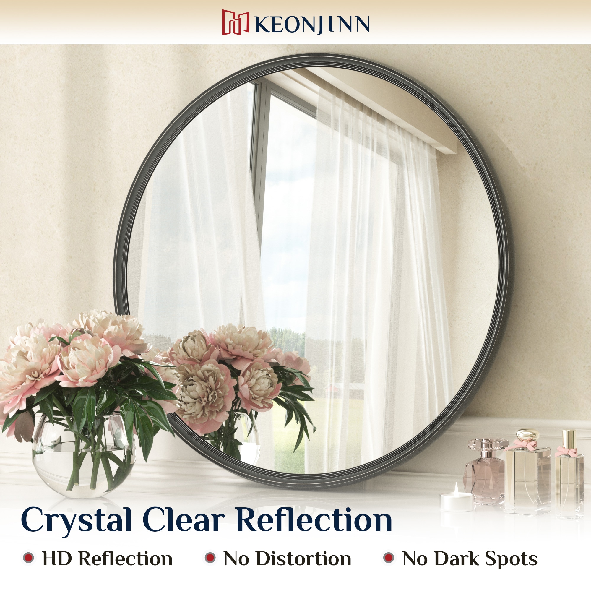 Keonjinn LW-YX18-R41BK Decor-Mirrors - View #8