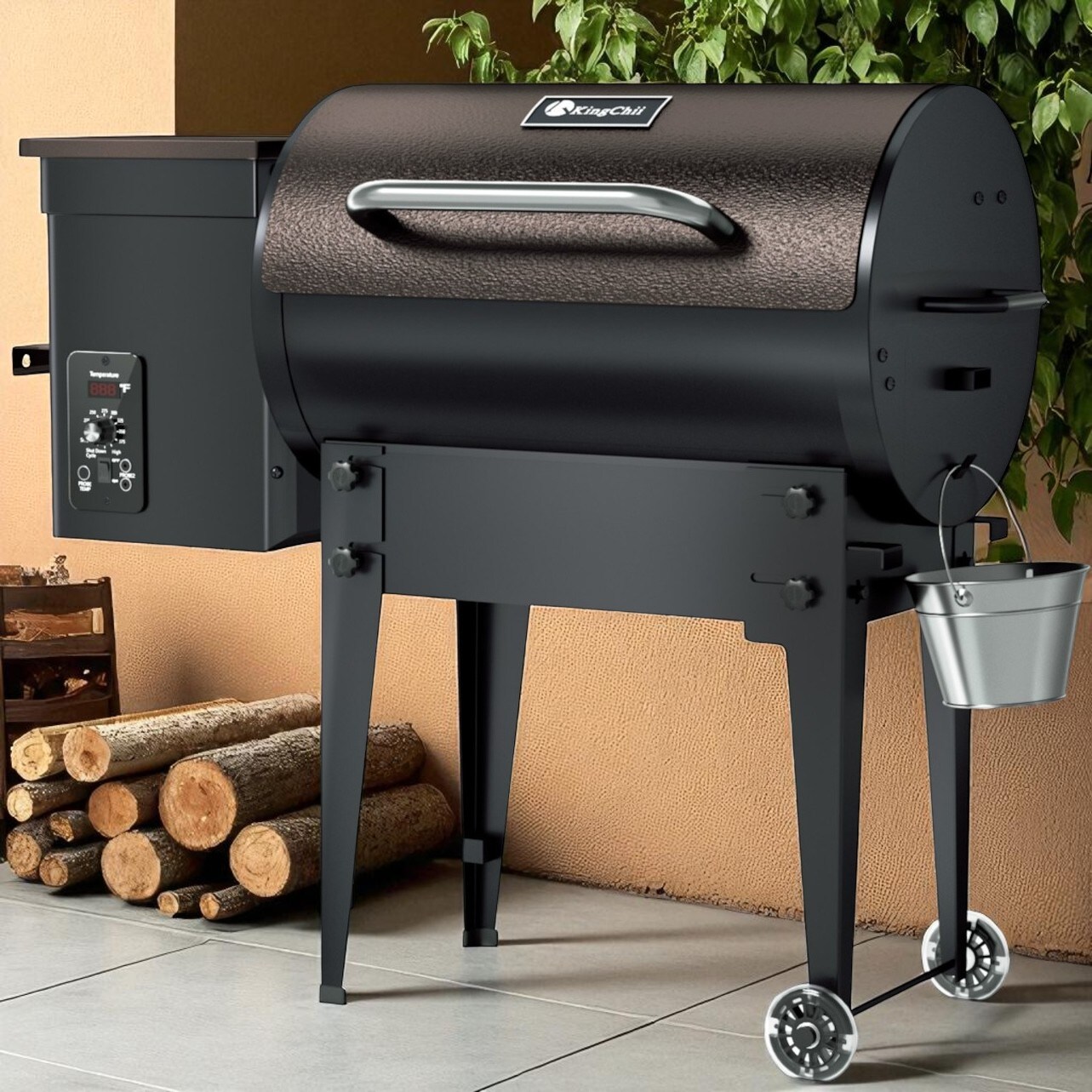 KingChii PELLET-GRILL-02-BR Pellet-Grills - View #5