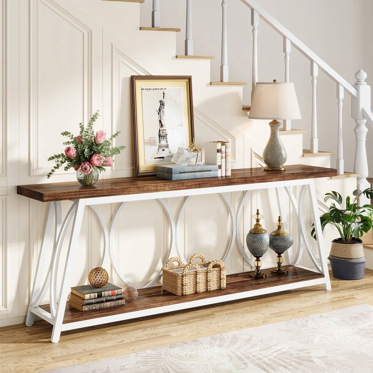 Slickblue D-FR-7185961BTCRBHW Console-Sofa-Tables - View #6