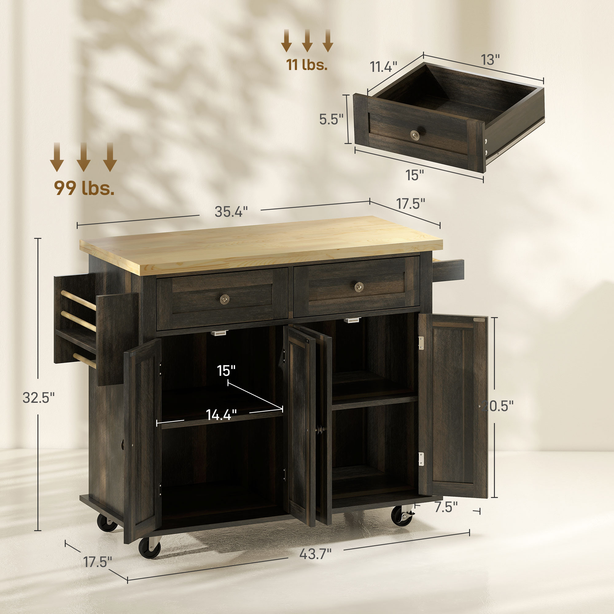 HomCom 801-161AK Home-Bars - View #3
