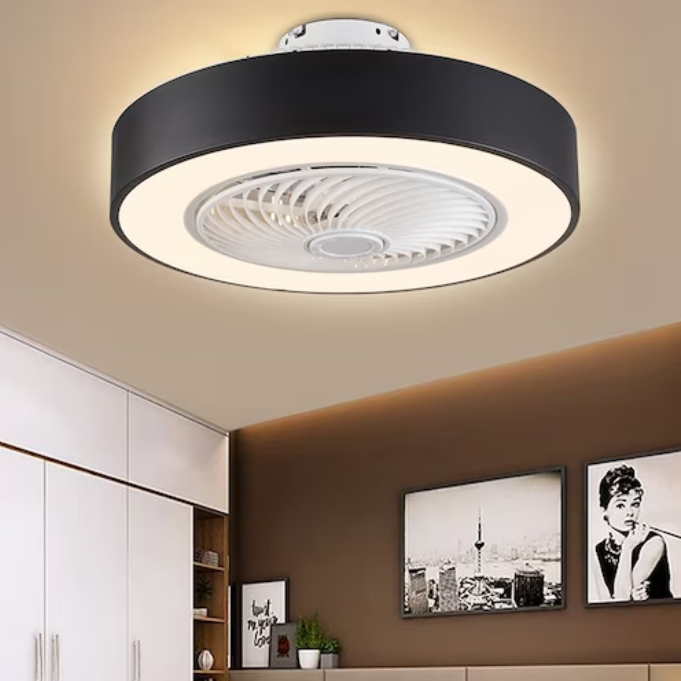 Oukaning HG-HCX-2724-US-BT Ceiling-Fans - View #3