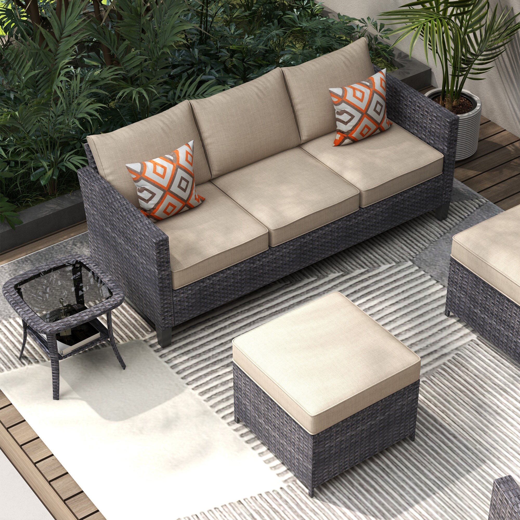 XIZZI XIGRSRC6163 Patio-Conversation-Sets - View #2