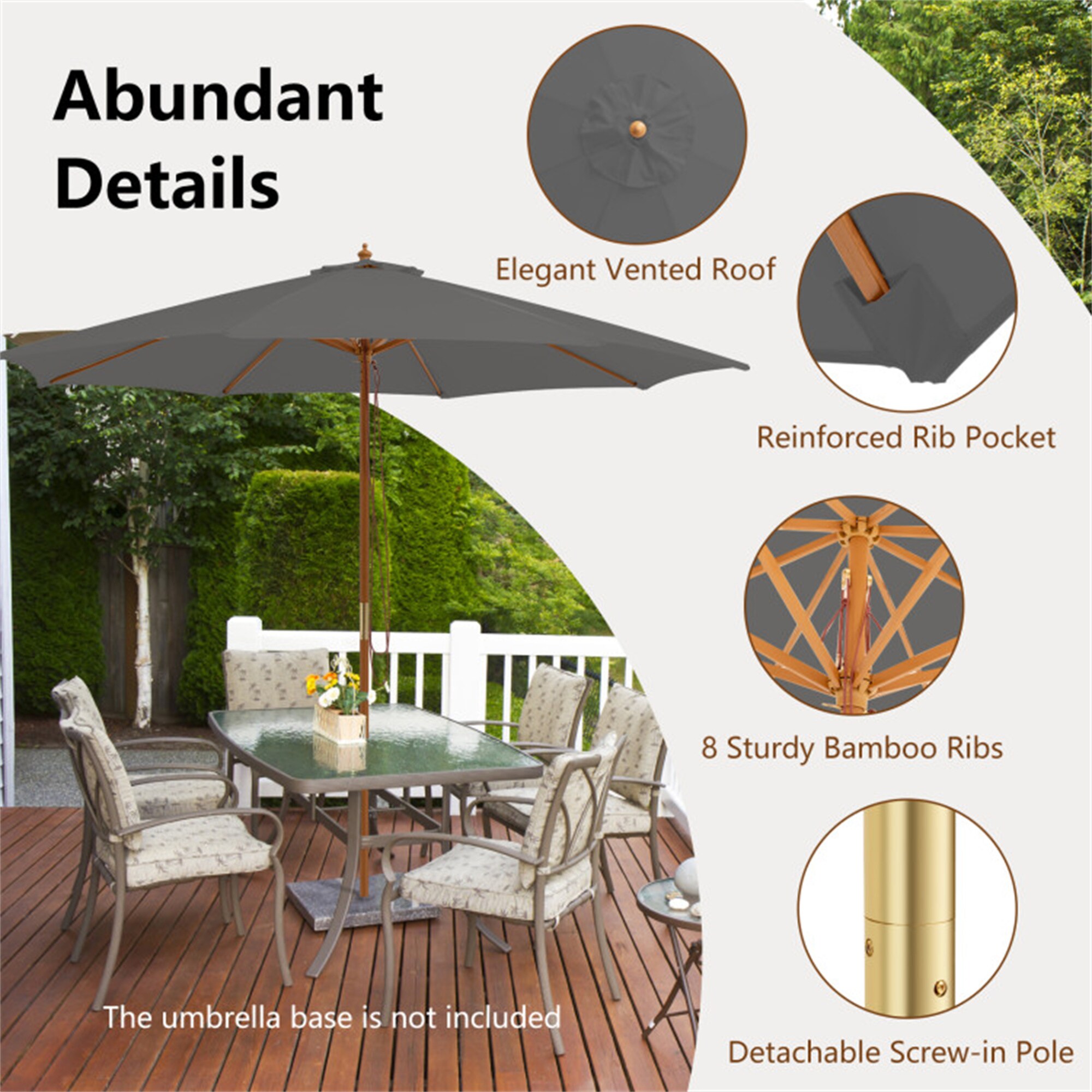 BABOOM BOM-10752GR-CO Umbrellas-2 - View #8