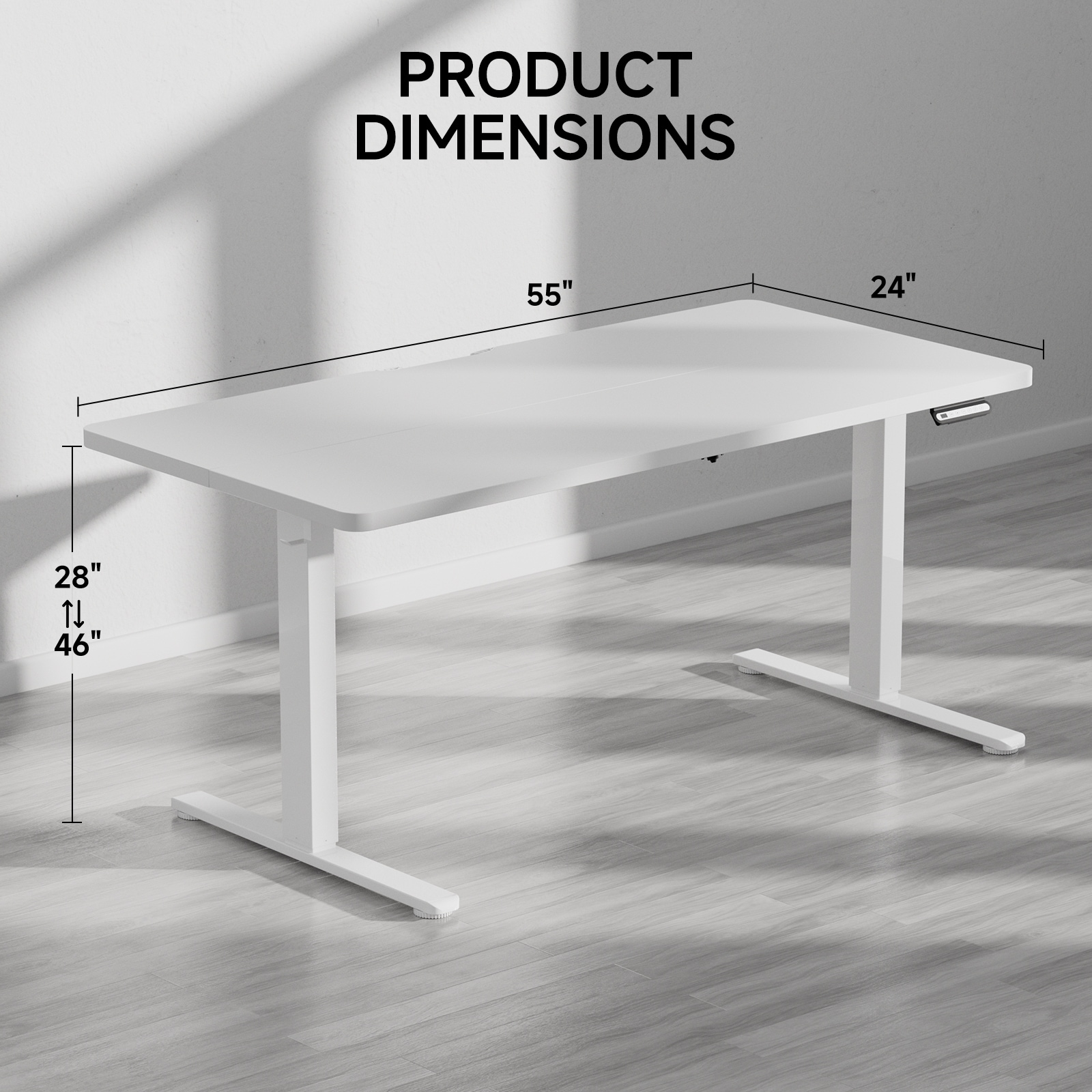 GTPLAYER LOWE'S-DTS338-WT-140 desks - View #2