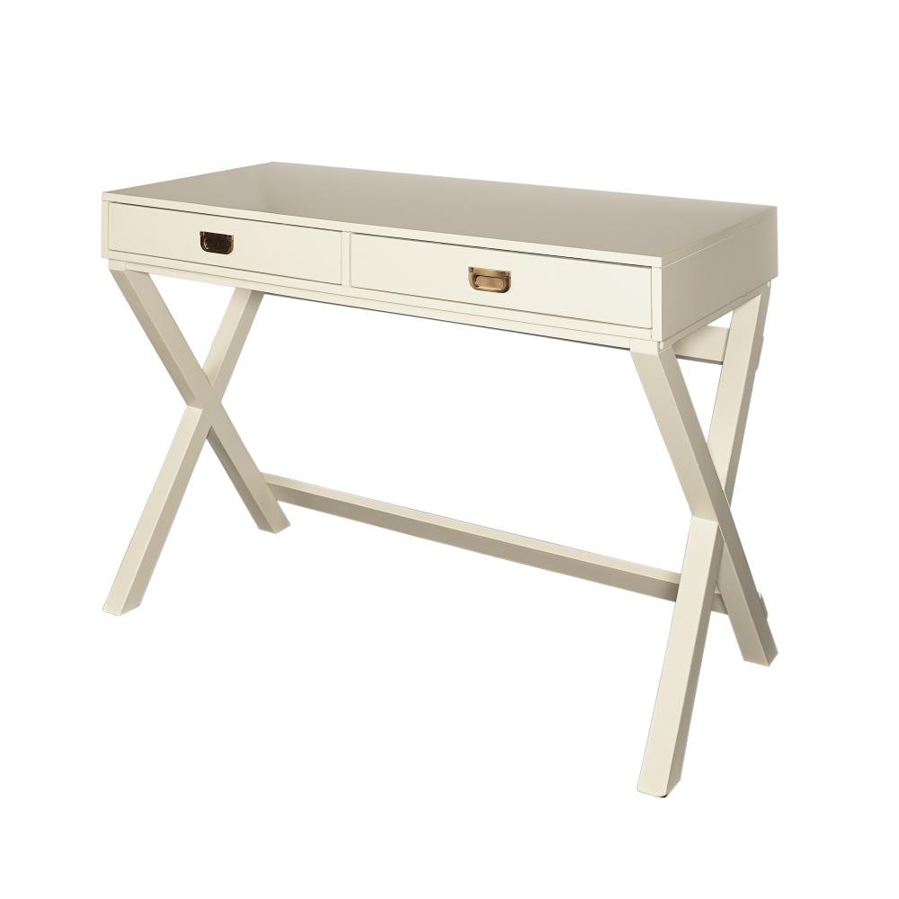 Linon Peggy 44-in White Pine Writing Desk PG139WHT01U at Lowes.com