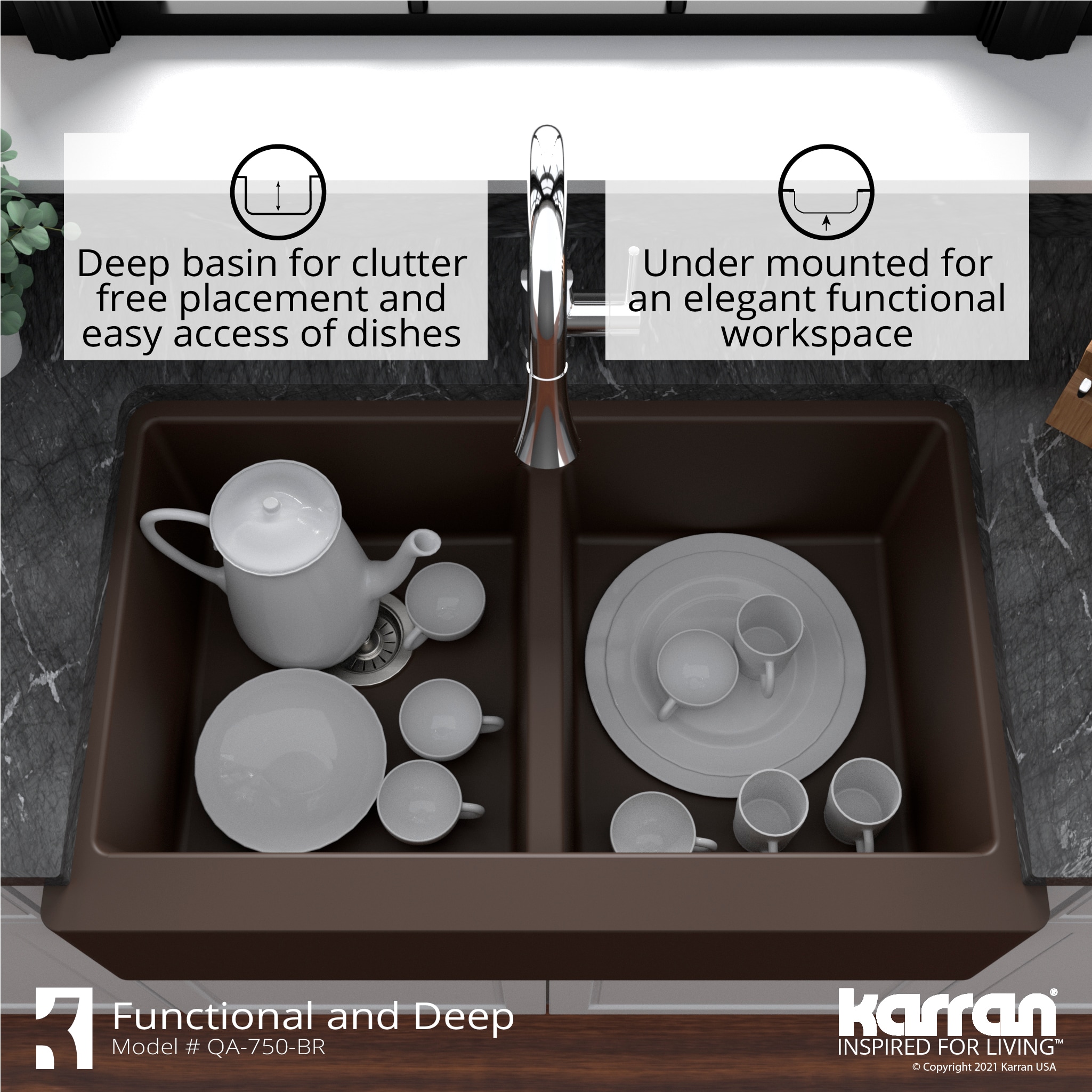Karran QA-750-BR-PK1 Kitchen-Sinks - View #10