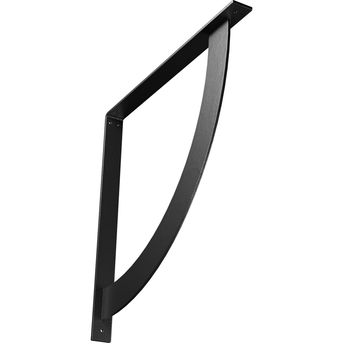 Ekena Millwork BKTM02X24X24BUHSV Bulwark 24-in x 2-in x 24-in Gray Steel Countertop support bracket