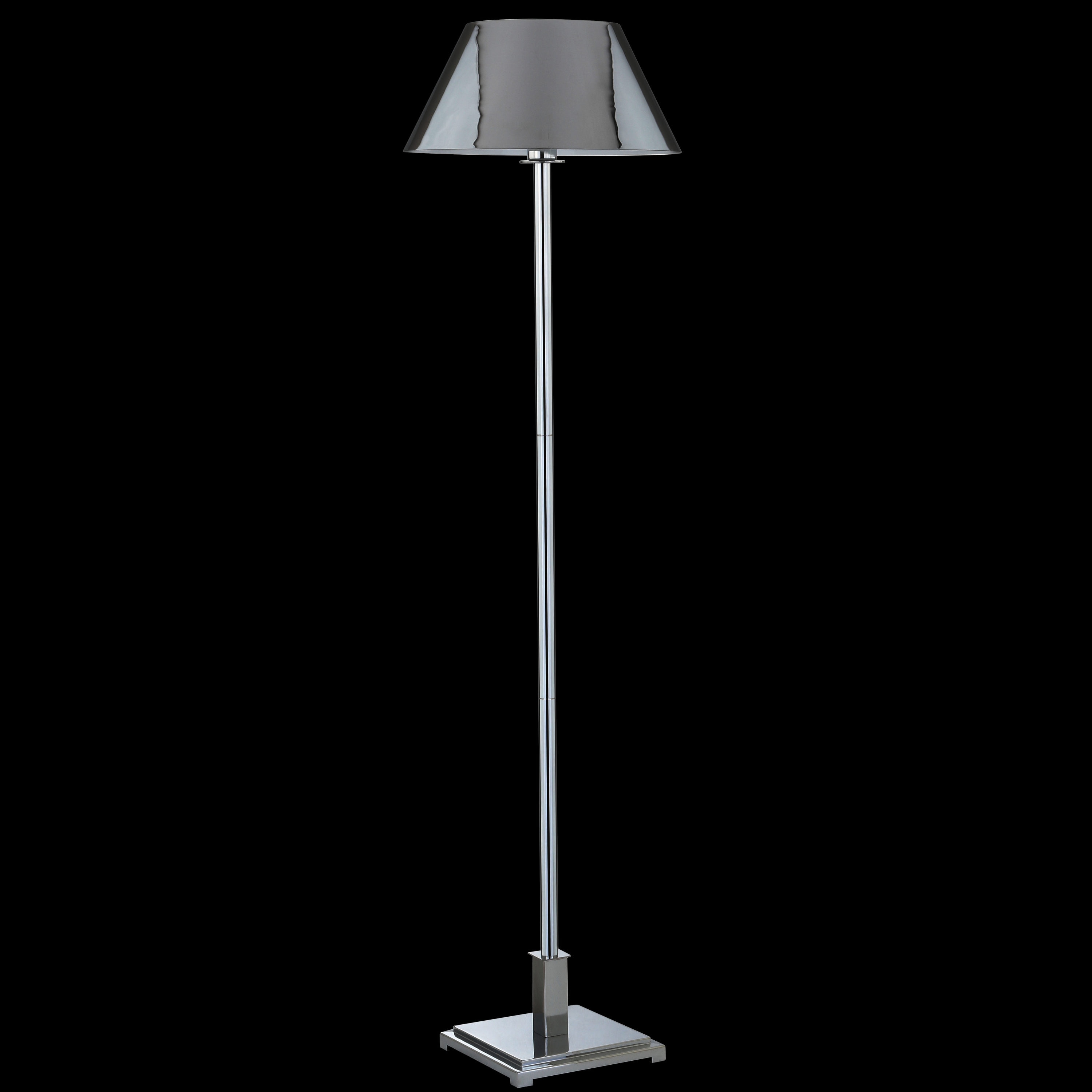 Roxy Transitional 60" Polished Chrome LED Floor Lamp