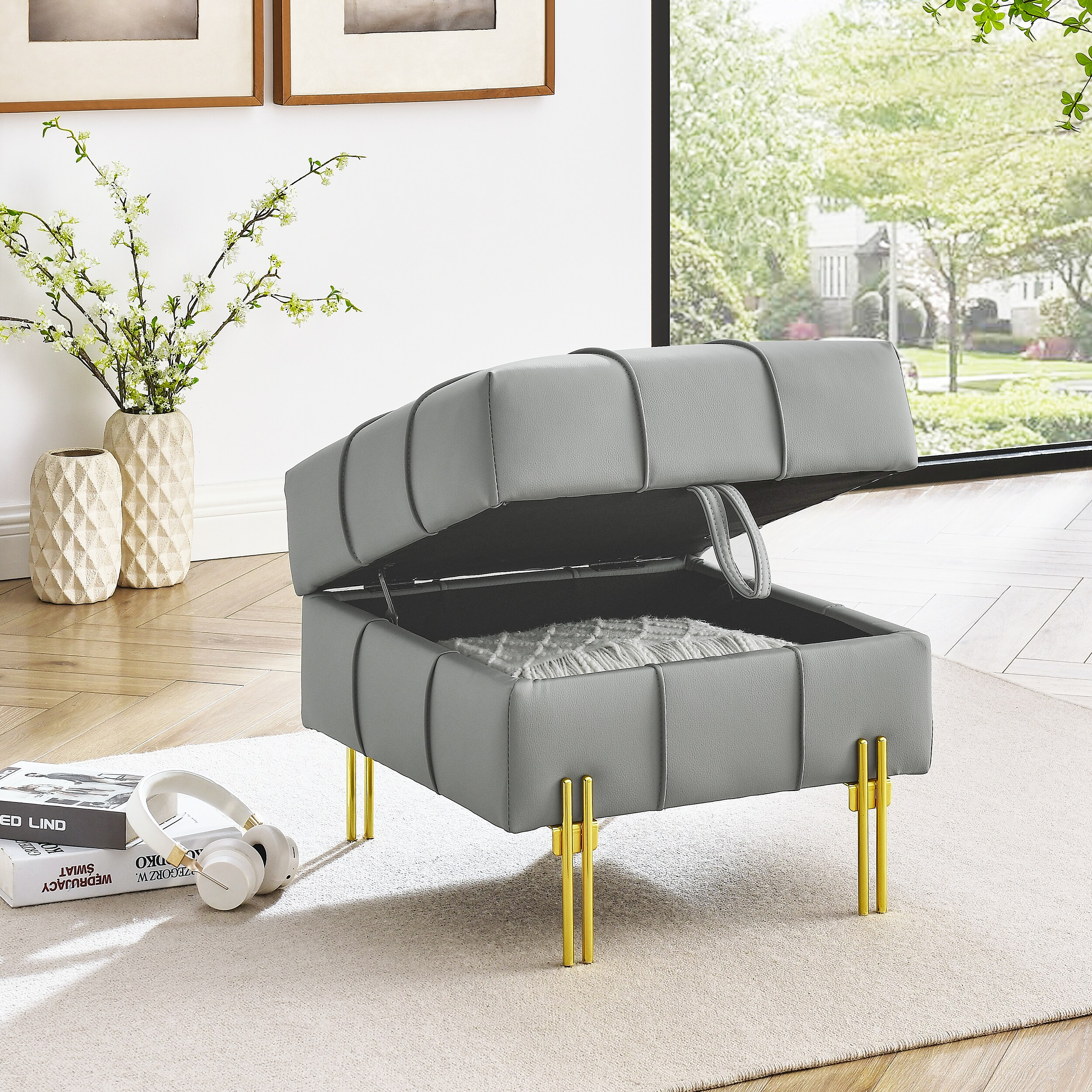LUXEYARD DS-R-1P196354 Indoor-Ottomans - View #2