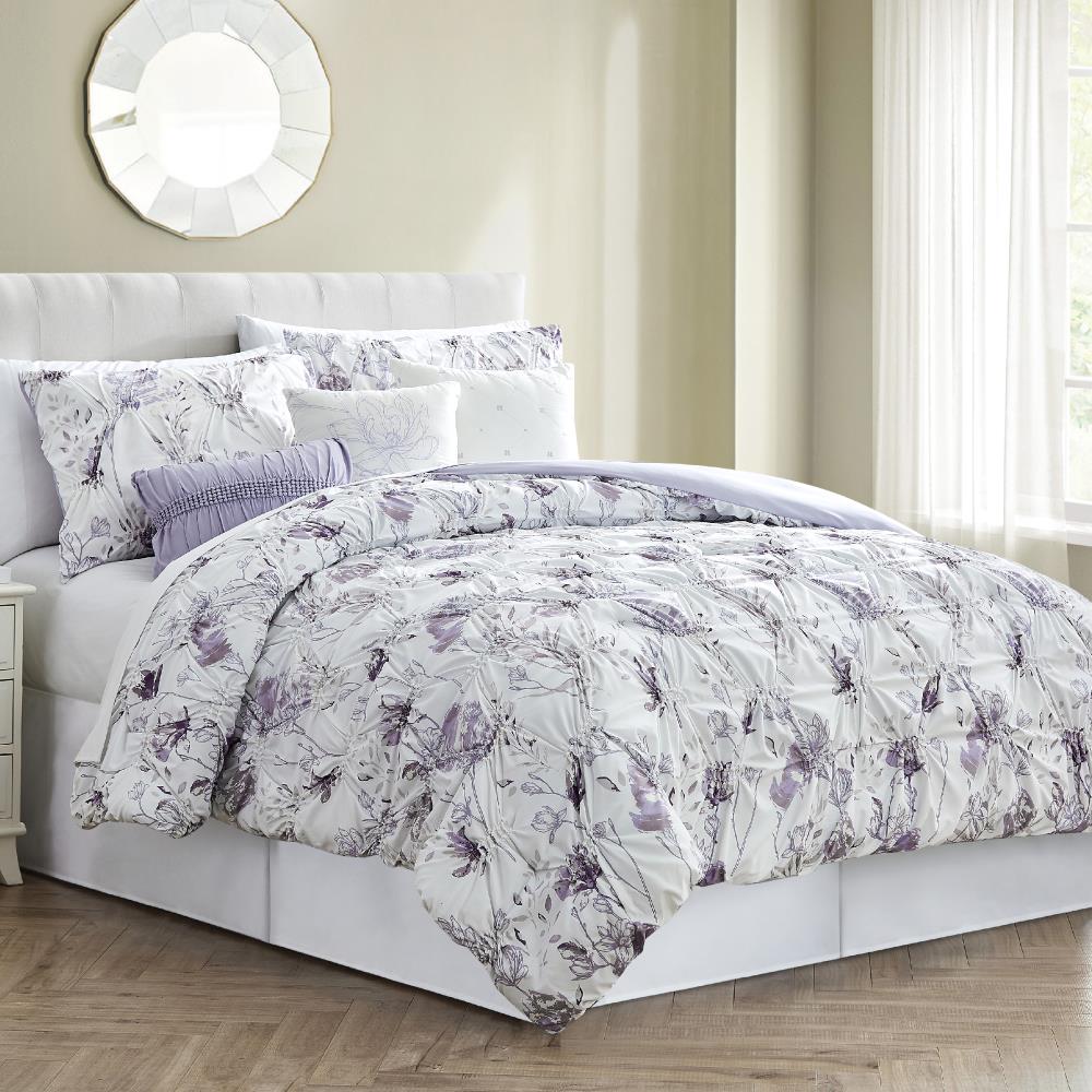 Details about   Amrapur Overseas Floral Farmhouse 8-Piece Comforter Set Queen 