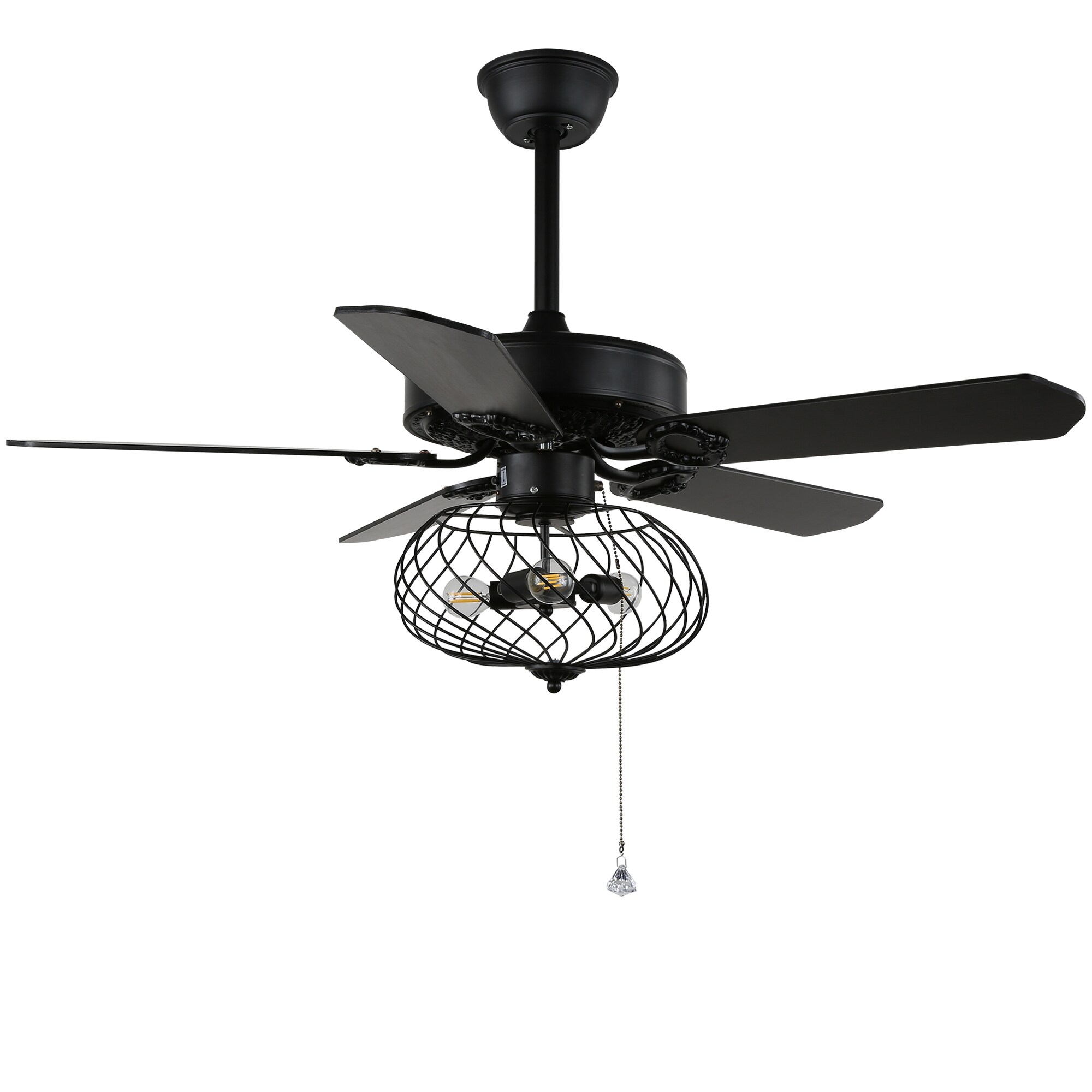 42 in black ceiling fan