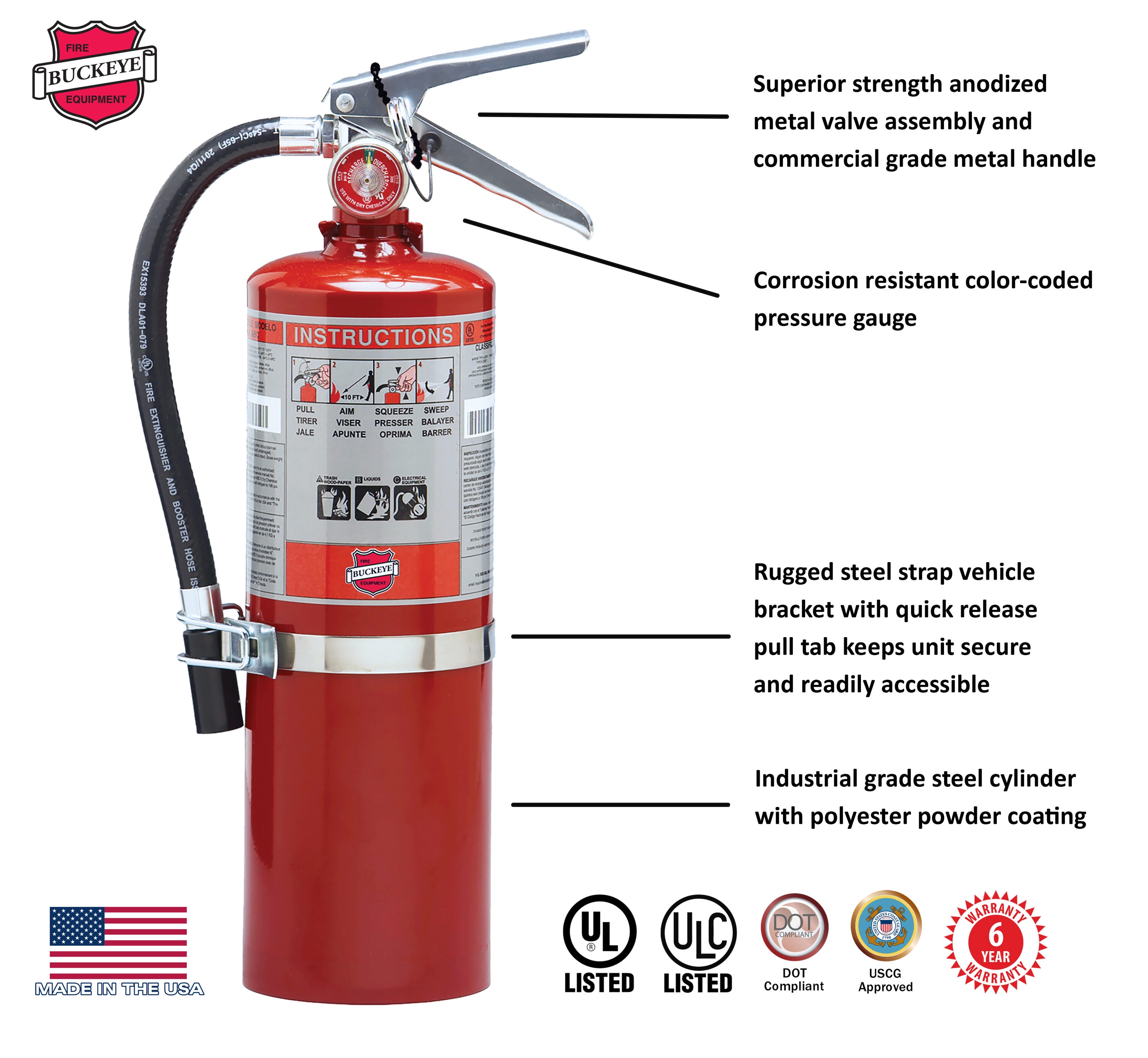 Buckeye 25614BR Fire-Extinguishers - View #4