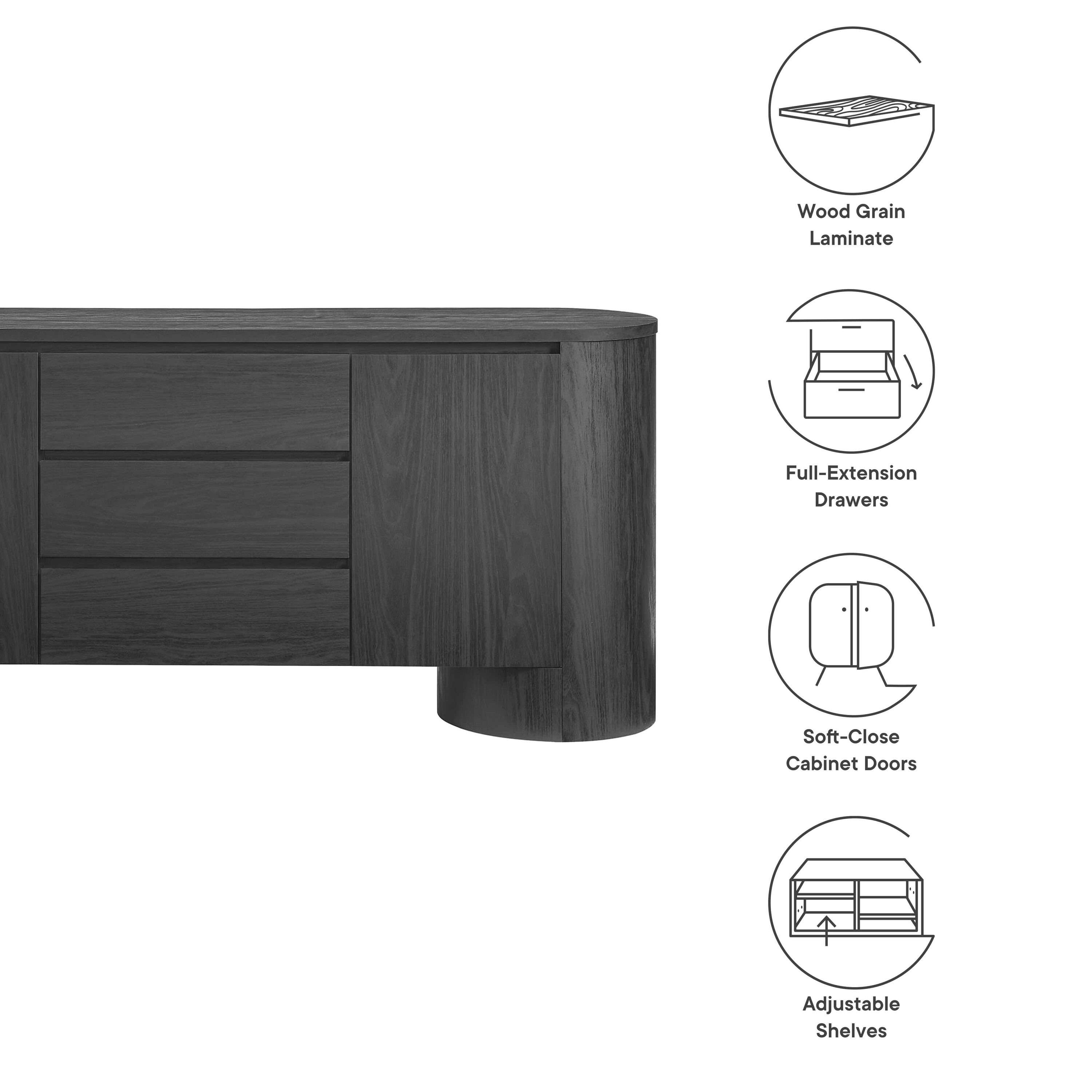 Modway EEI-7050-BLK Dining-Kitchen-Storarge - View #2