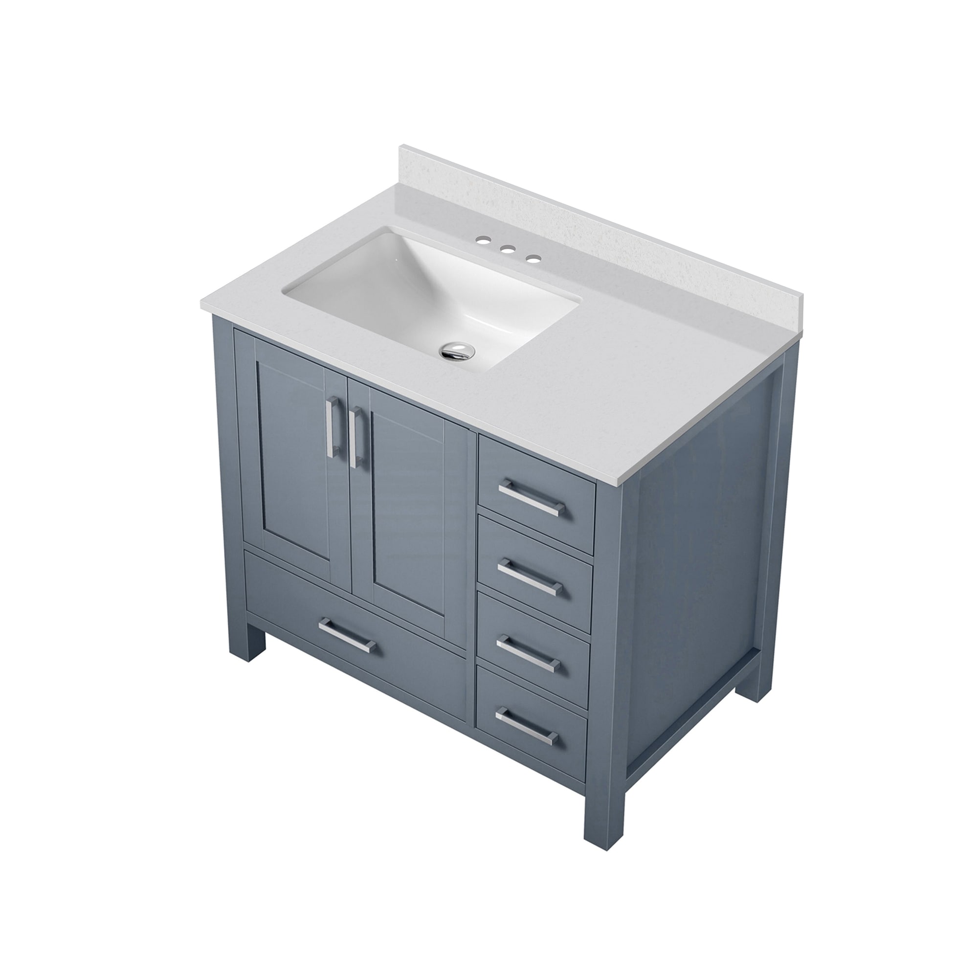 Lexora LJ342236SBWQ000L Bath-Vanity-Combo - View #2