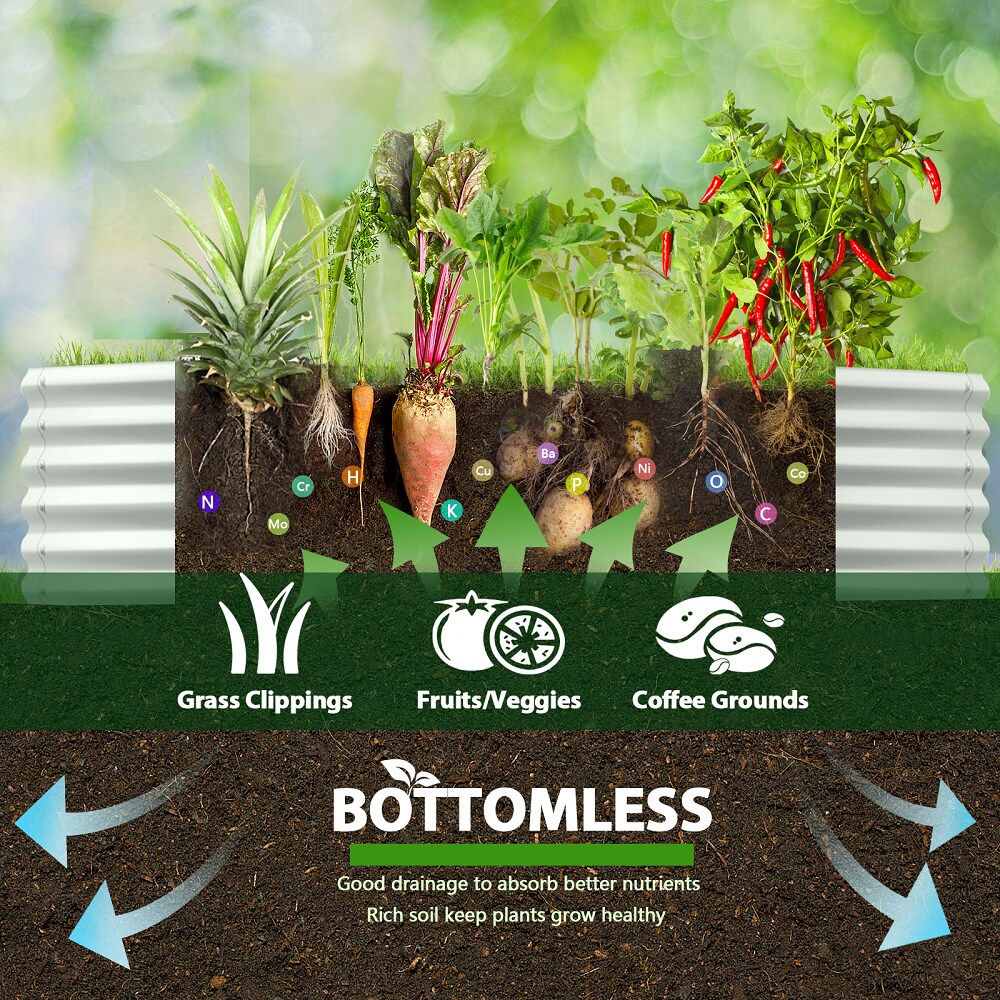 Zeus & Ruta 840GARBED-15 Raised-Garden-Beds - View #5