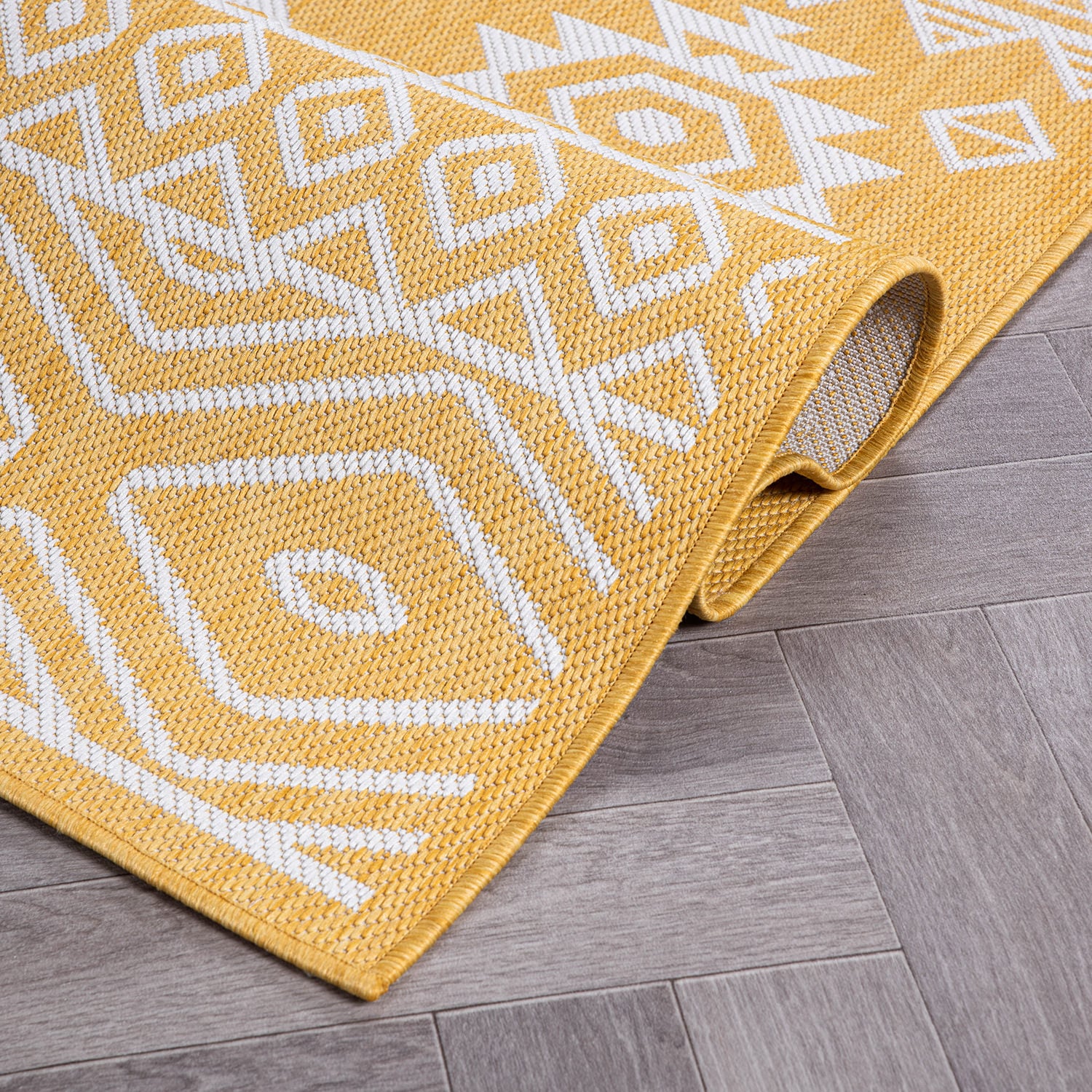 World Rug Gallery 124YELLOW2X7 rugs - View #5