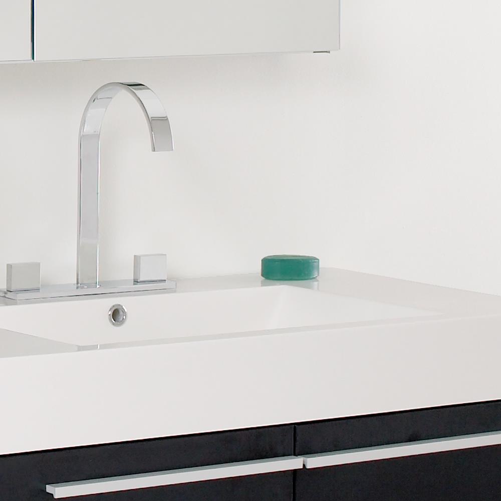 Fresca FVN8090BW Bath-Vanity-Combo - View #6