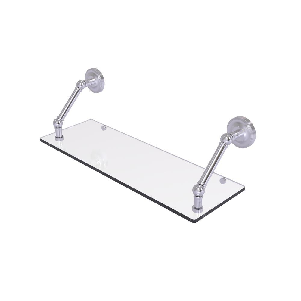 Allied Brass PR-1-24-SCH Prestige Regal Satin Chrome Wall mount Bathroom Shelf ( 24-in x 8-in x 8-in )