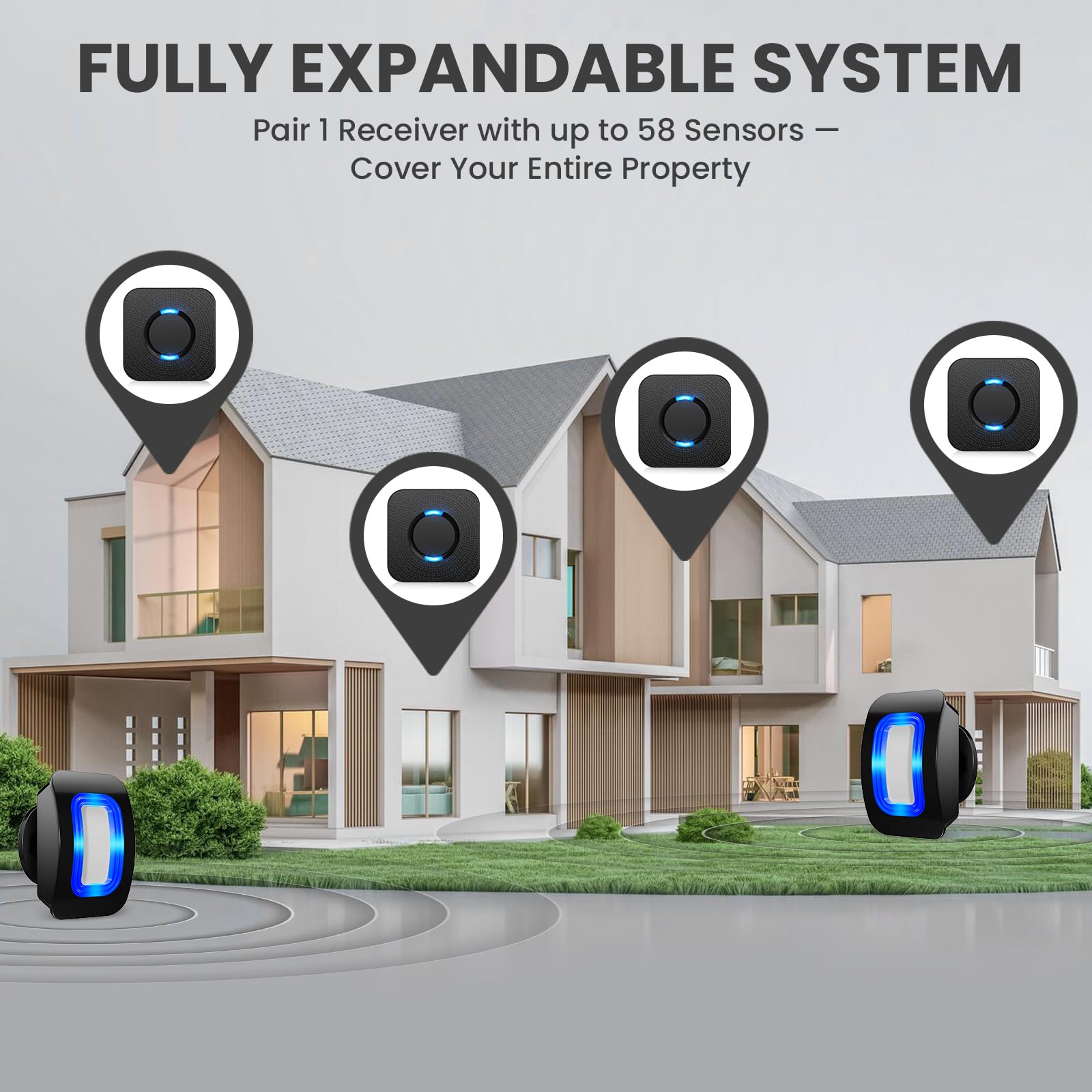 Adrinfly LAD0817D109 Security-Motion-Detector - View #3