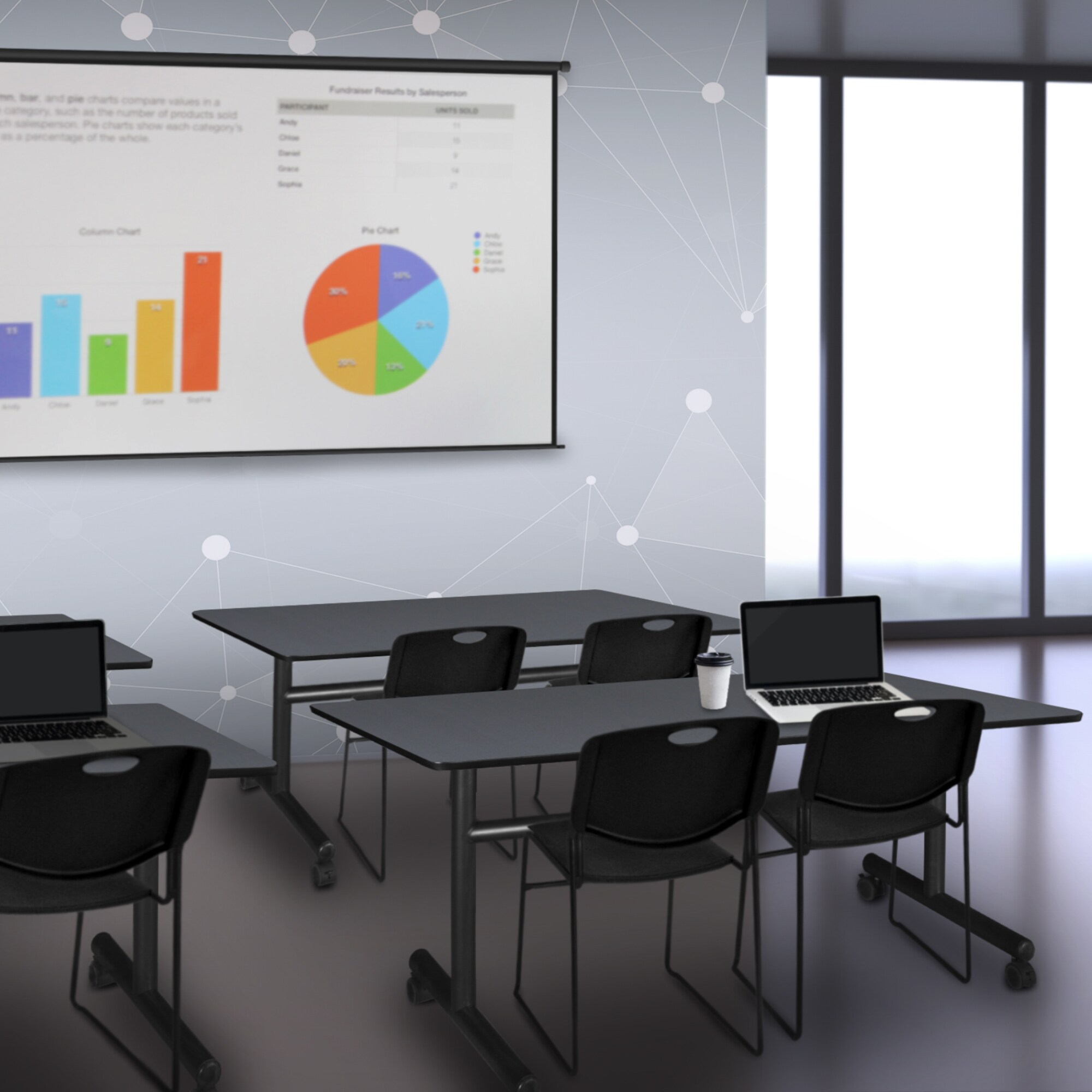 Regency MKFT6024GY44BK Office-Tables - View #9