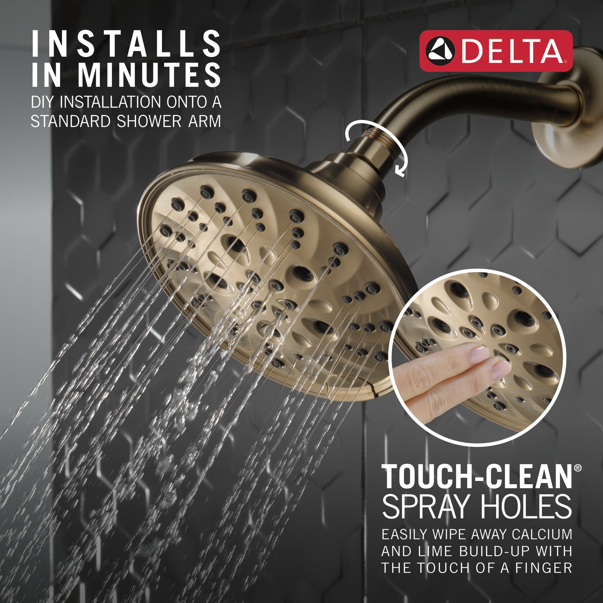 Delta 52669-CZ-PR Fixed-Showerhead - View #7