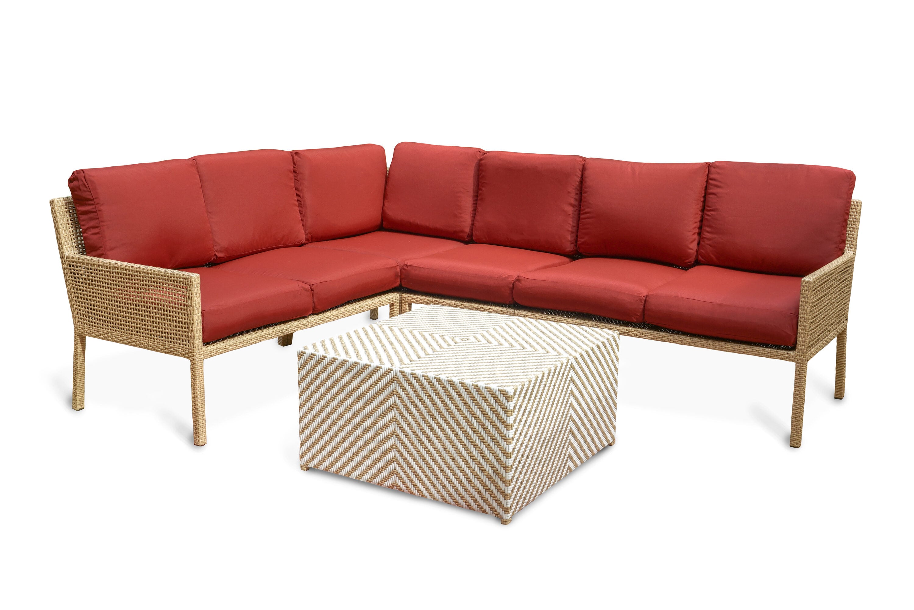 Leisure Made 139475-RED Patio-Sofas-Daybeds - View #6