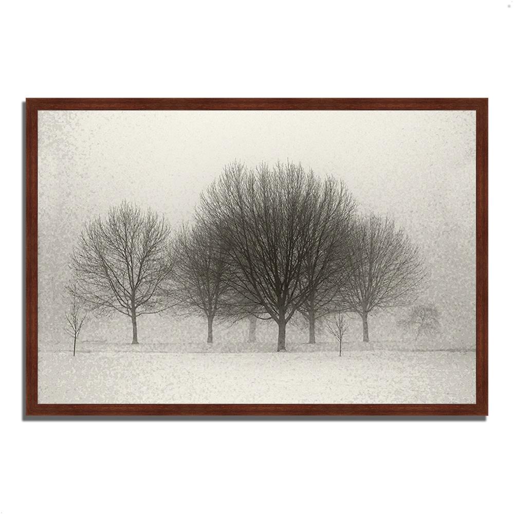 Tangletown Fine Art 12079-3020P123 Gold Wood Framed 22-in H x 32-in W Landscape Paper Print
