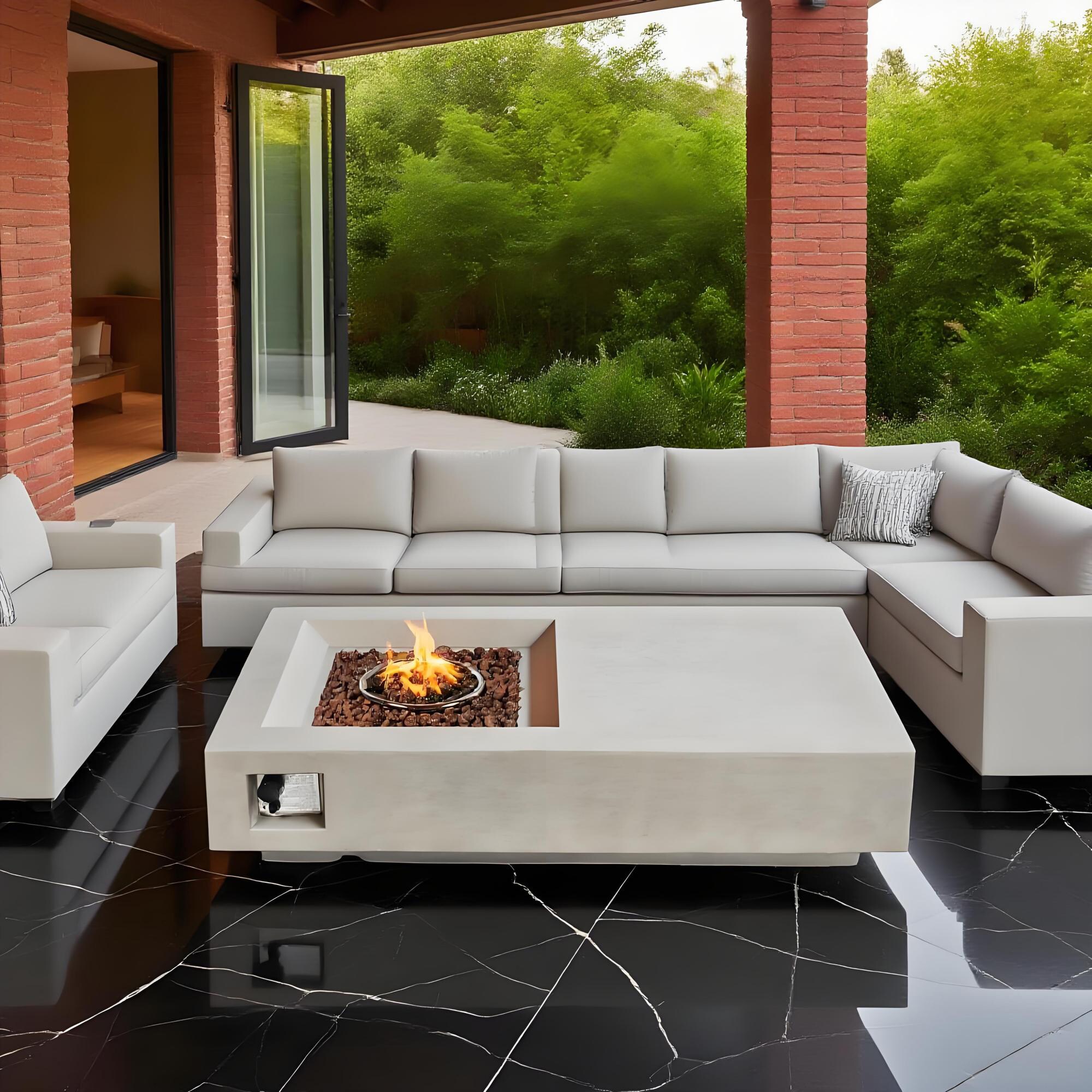 SINOFURN SYA640114GY Outdoor-Gas-Firepits - View #2