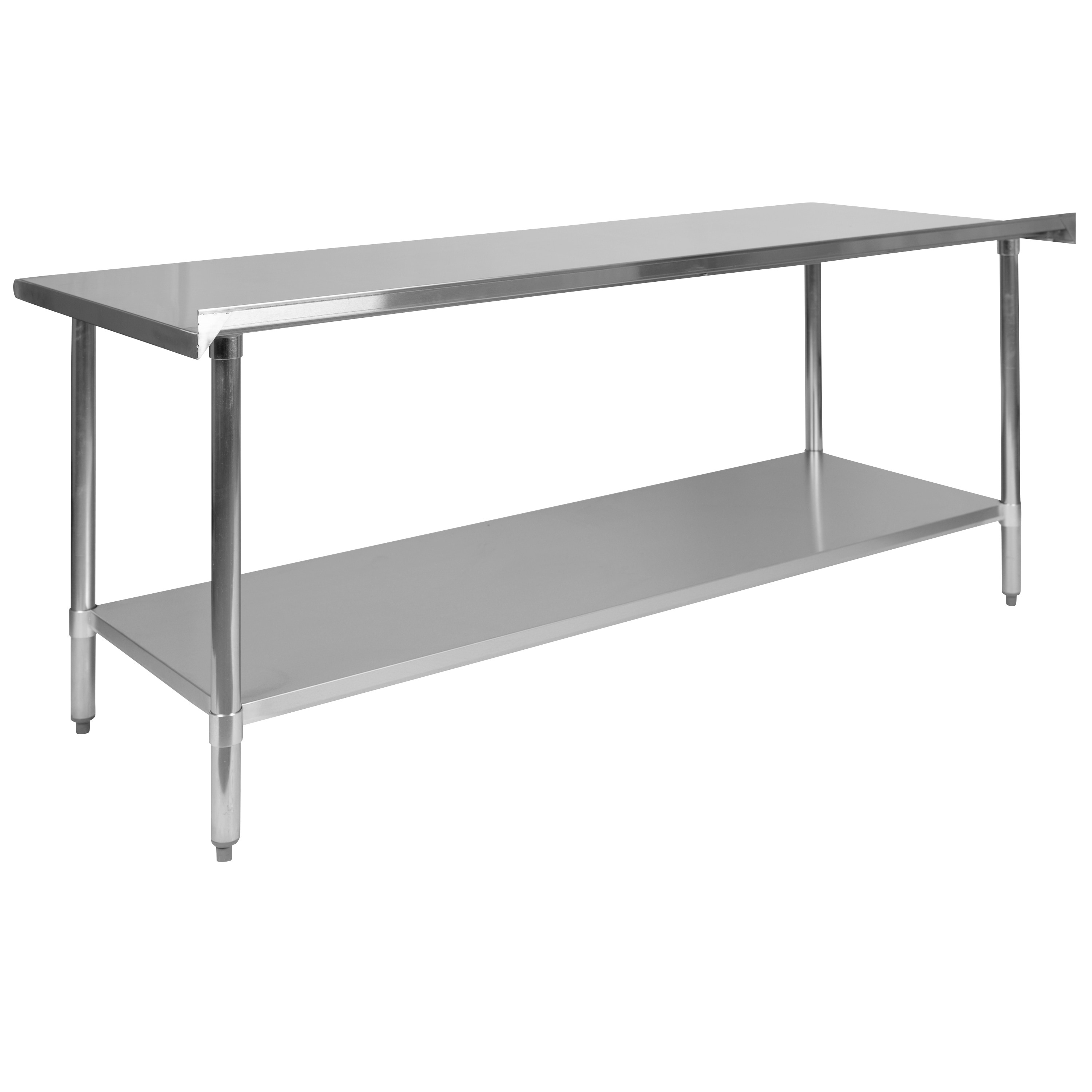 Flash Furniture Stainless Steel Contemporary/Modern Counter Table ...