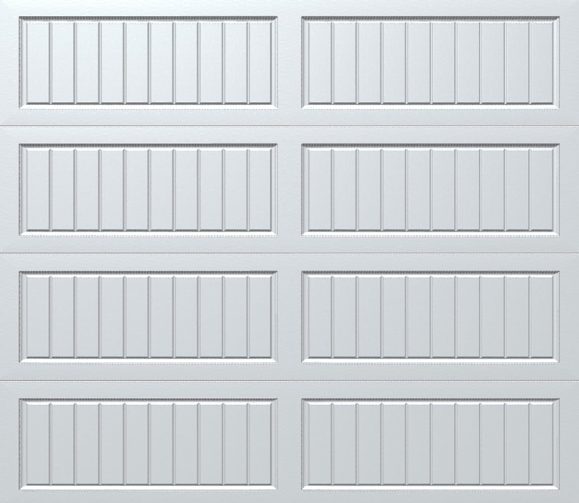Wayne Dalton WD8300SRW87 Classic Steel Model 8300 8-ft x 7-ft Insulated White Single Garage Door