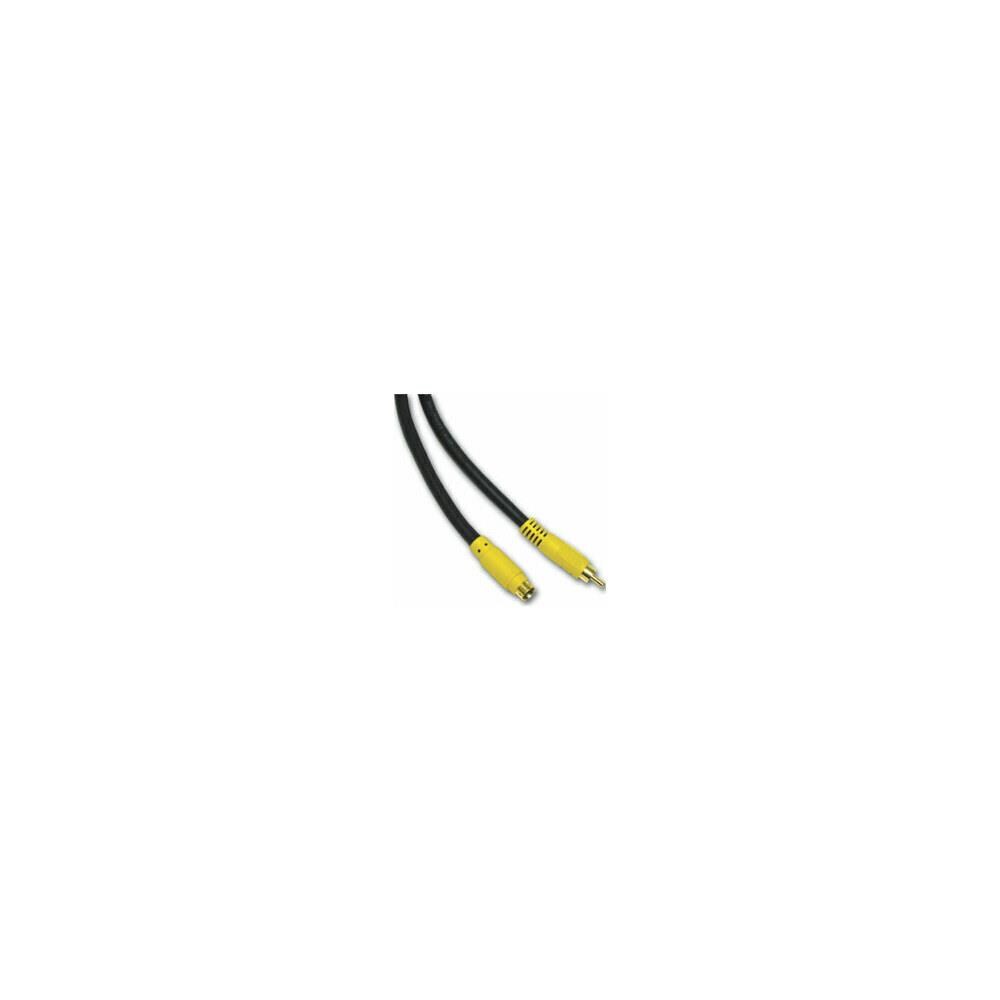 FastTrack ZX9CTG3082 12ft VALUE SERIES BI-DIRECTIONAL S-VIDEO to RCA CABLE