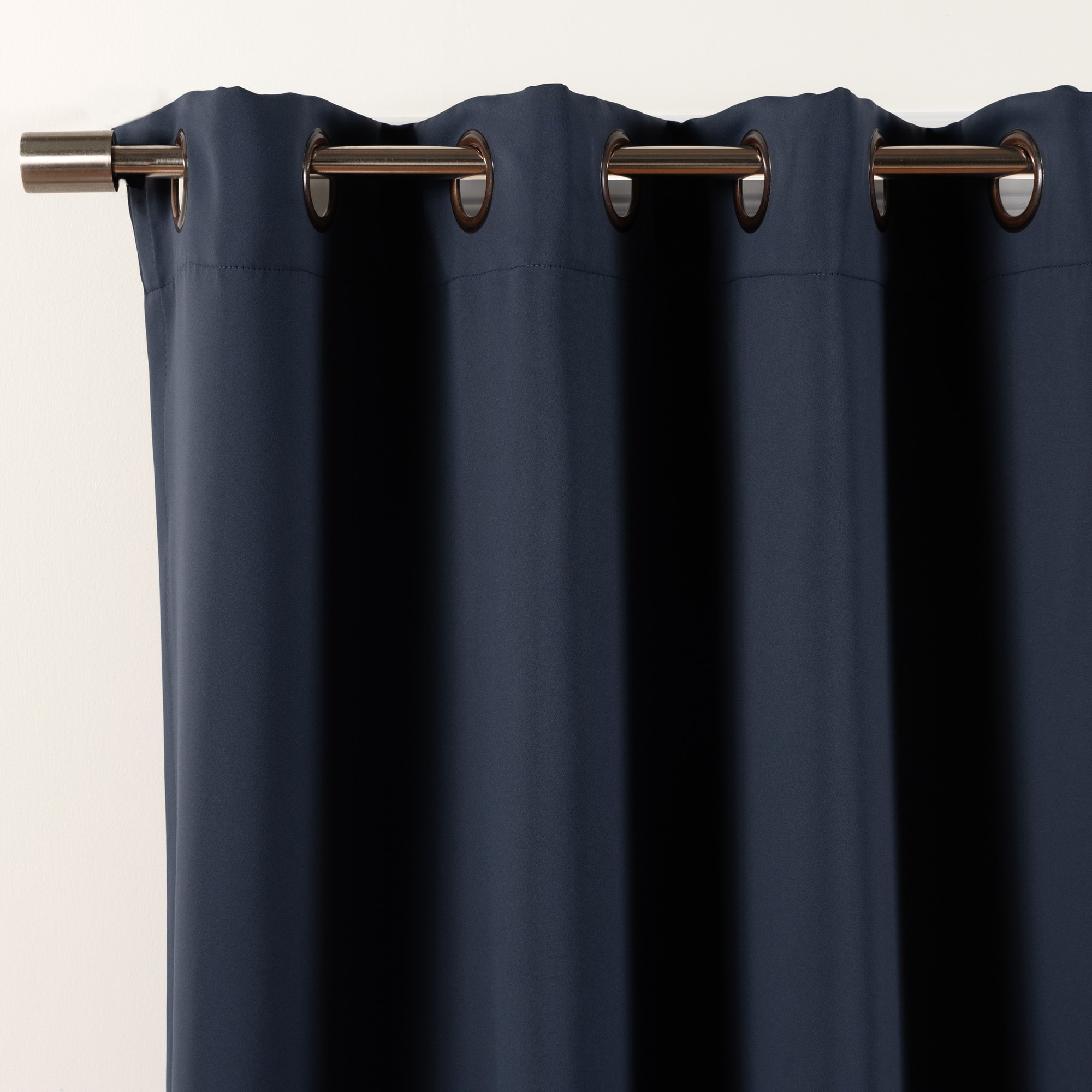 Best Home Fashion GR-WIDE-100X96-NAVY curtains - View #2