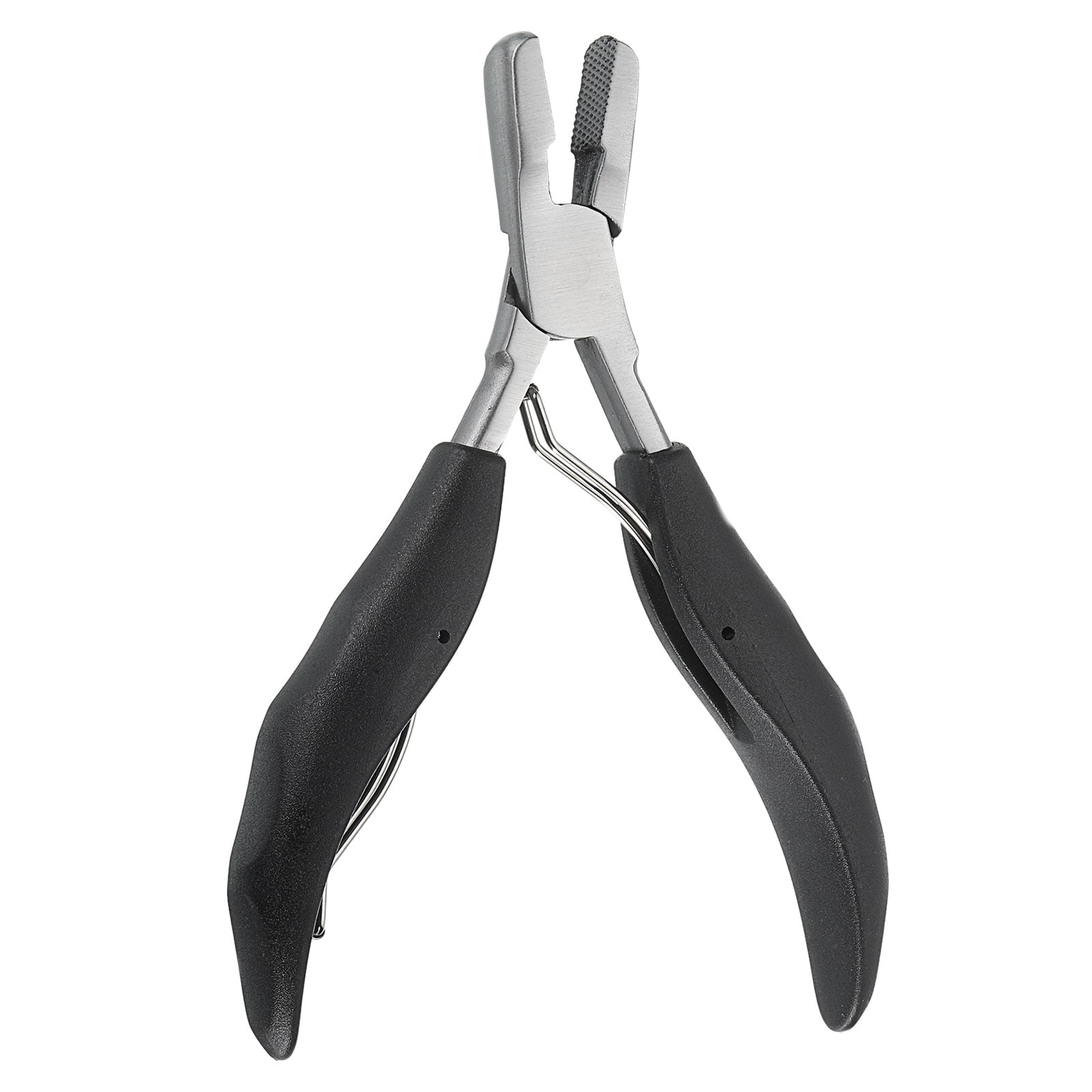 Harfington Fusion Bond Crusher Tool for Keratin Hair Extensions 5.5-Inch Thread Shape Pre-Bonded Hair Extension Pliers Hair Extensions Opener and Removal Tool for Micro Rings Beads #S26030500UX6732
